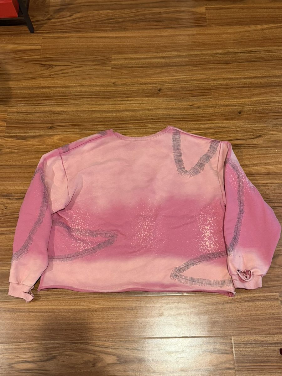 Who Decides War Who Decides War Pink Widowed Sweatshirt Size US L / EU 52-54 / 3 - 4 Thumbnail
