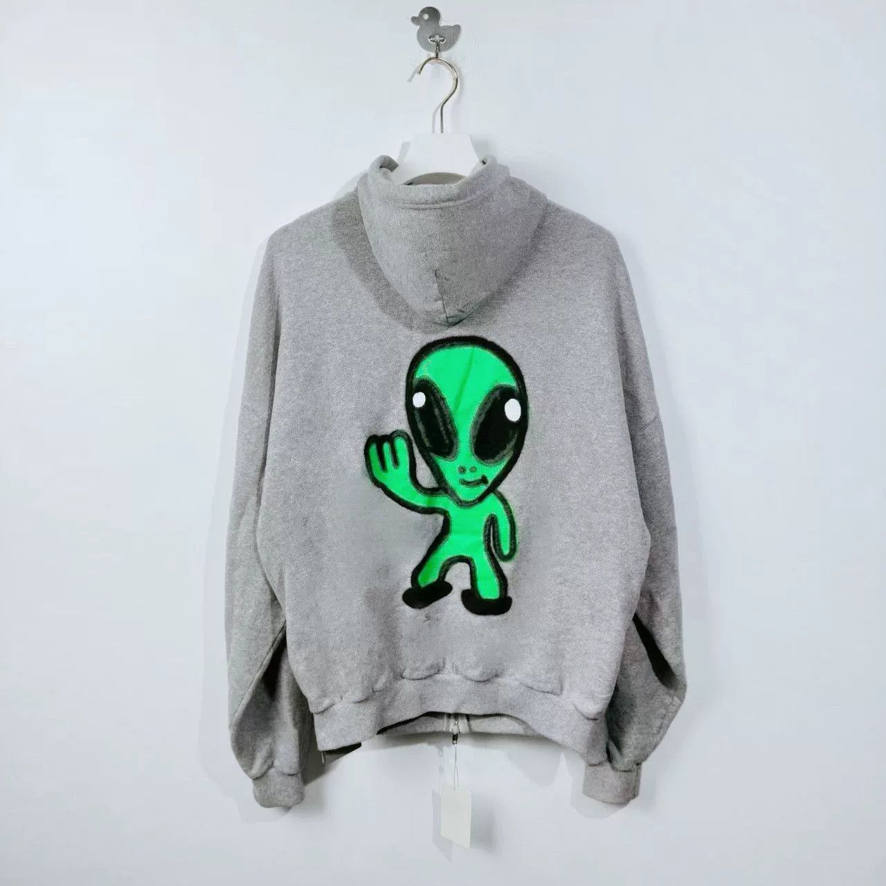 Balenciaga Balenciaga Alien Zip Hoodie Jacket Gray Size US S / EU 44-46 / 1 - 2 Thumbnail