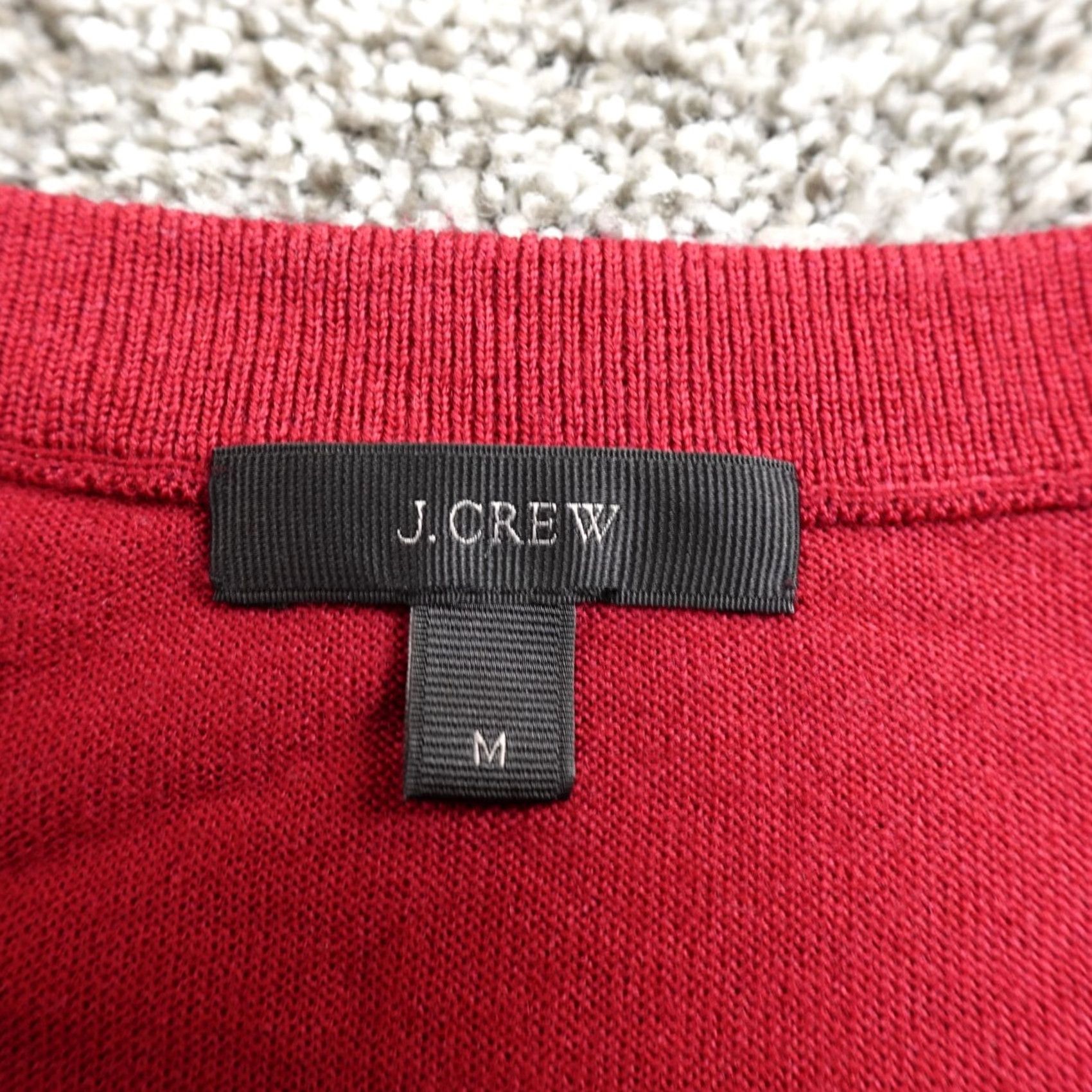 J.Crew J.CREW Sweater Womens M Red Merino Wool Pullover Crewneck Preppy Soft Sweatshirt Casual Workwear Size M / US 6-8 / IT 42-44 - 5 Thumbnail
