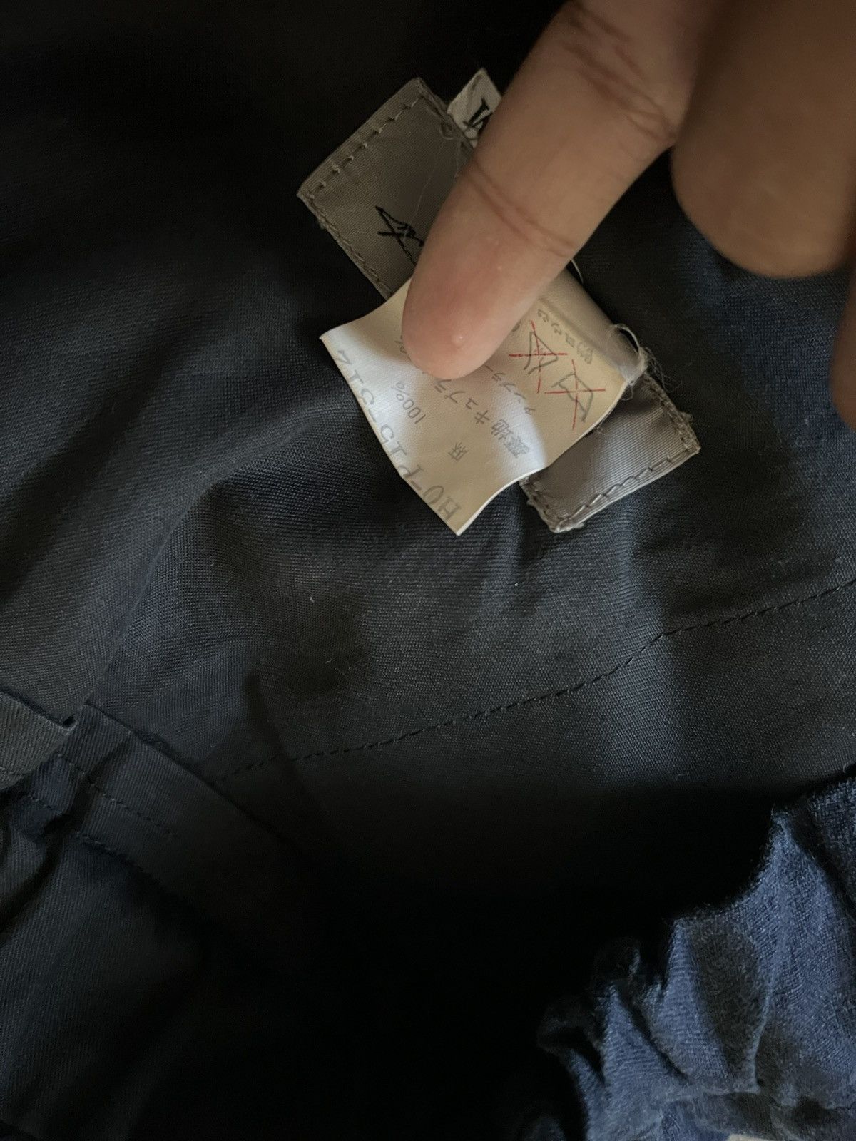 Yohji Yamamoto Ss93 yyph indigo linen Size US 32 / EU 48 - 8 Thumbnail