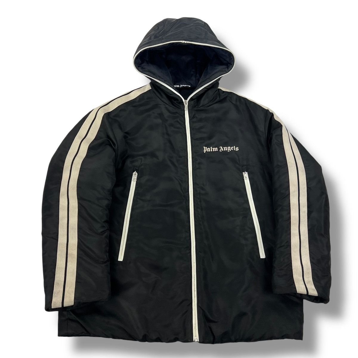Palm Angels Palm Angels Black Down Jacket Size US M / EU 48-50 / 2 - 2 Thumbnail