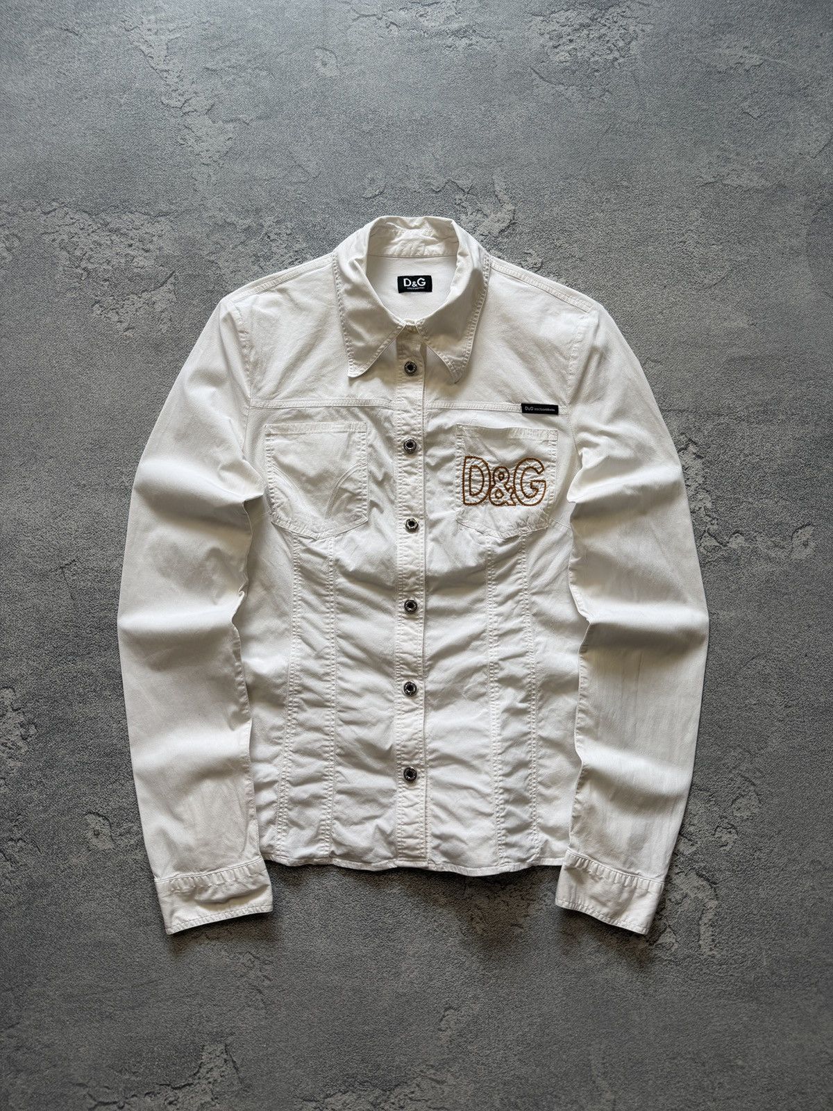 Dolce & Gabbana Vintage Dolce & Gabbana Shirt Big Logo Size M / US 6-8 / IT 42-44 - 1 Thumbnail