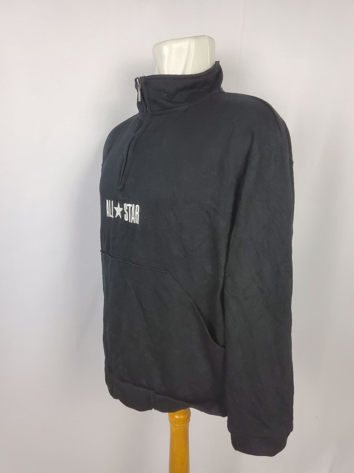 Converse × Vintage 90's CONVERSE ALL STAR ZIPPER JACKET Size US L / EU 52-54 / 3 - 7 Thumbnail