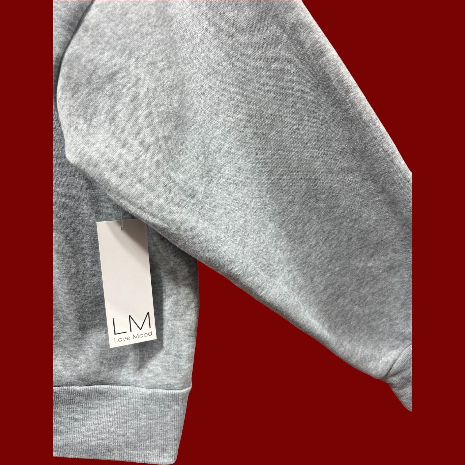 Other Love Mood - Unisex Long Sleeve Sweatshirt With Kangaroo Pock Size US XL / EU 56 / 4 - 13 Thumbnail