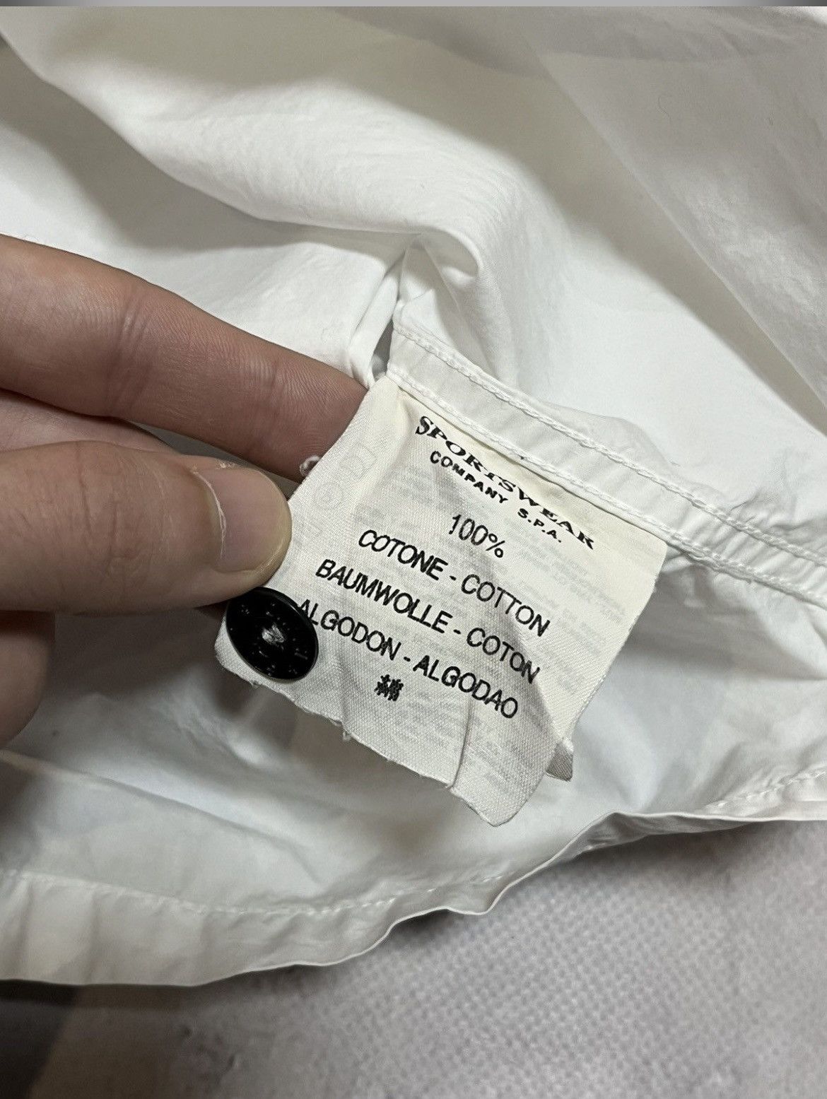 Stone Island Stone Island White Shirt Size US L / EU 52-54 / 3 - 8 Thumbnail