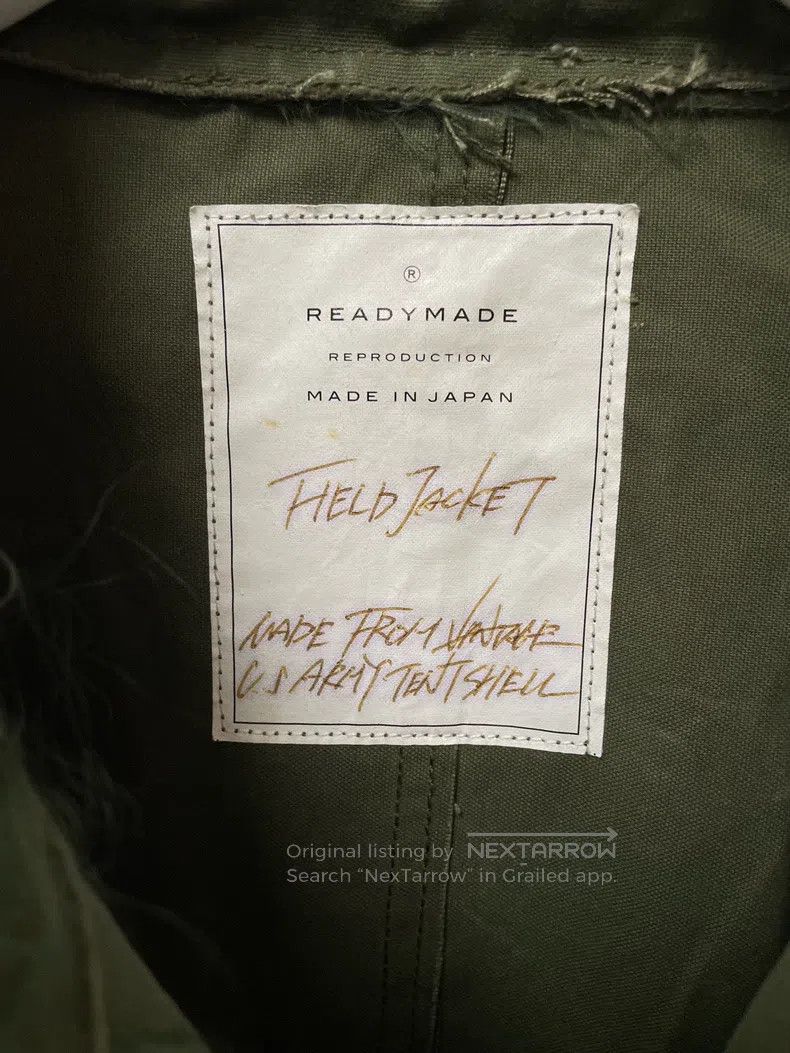 READYMADE Ready Made Badge Flight Jacket Military Tent Fabric Antiqu Size US S / EU 44-46 / 1 - 4 Thumbnail