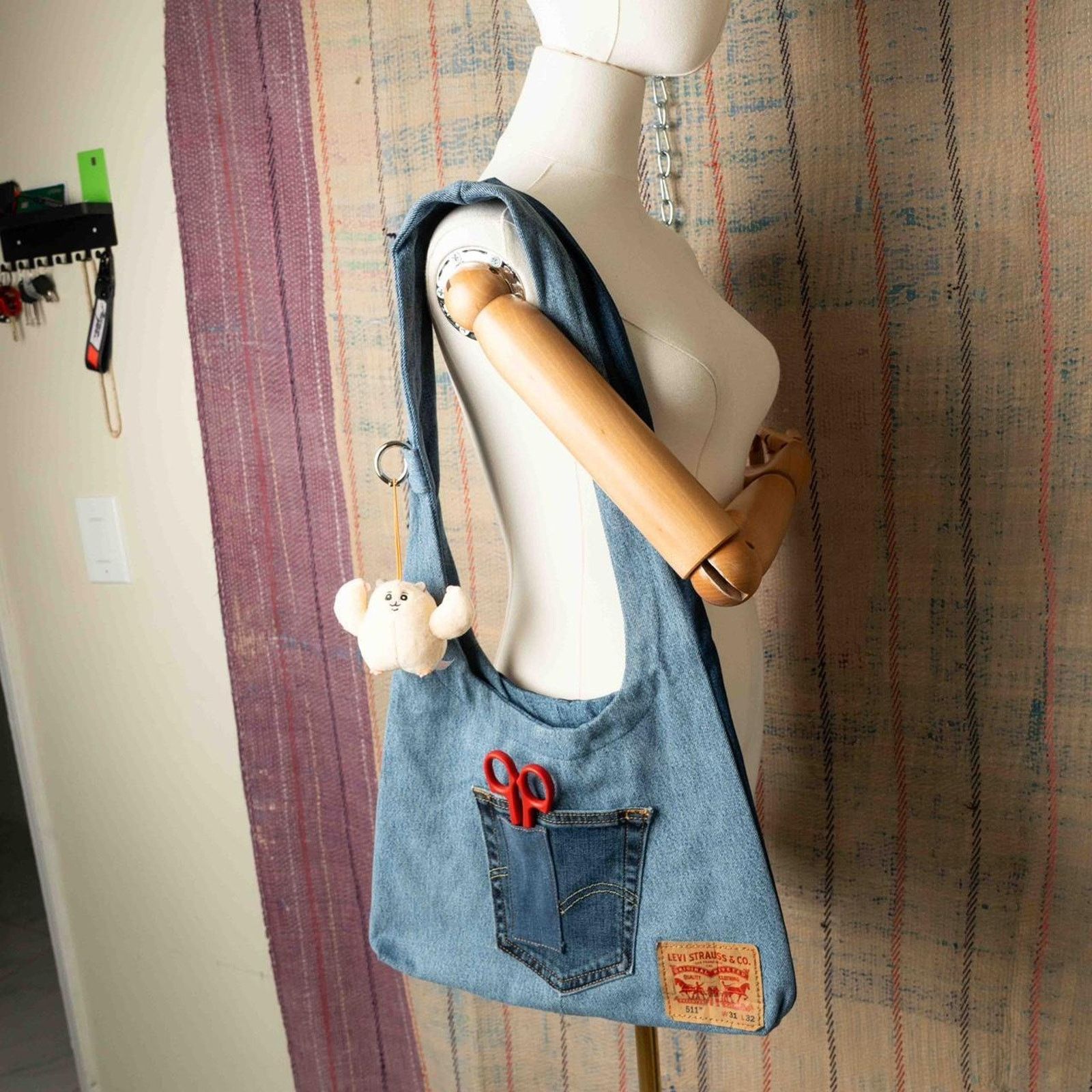 Levi's Custom upcycled shoulder bag Size ONE SIZE - 2 Thumbnail