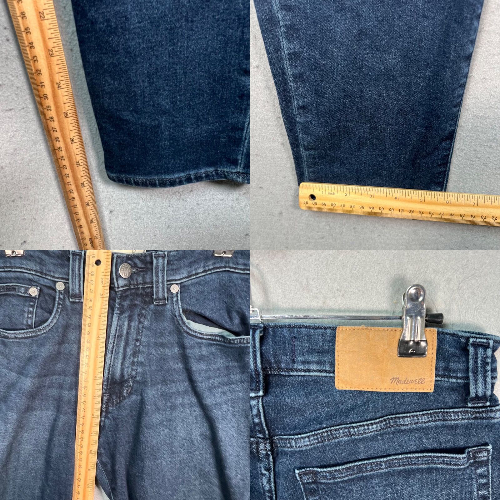 Madewell Madewell Jeans Slim Fit Denim 30 Blue Cotton Blend Mens Regular Waist 30 Inseam 30 Five-Pocket Traditional Zip Vintage No (N/A) Size US 30 / EU 46 - 8 Thumbnail