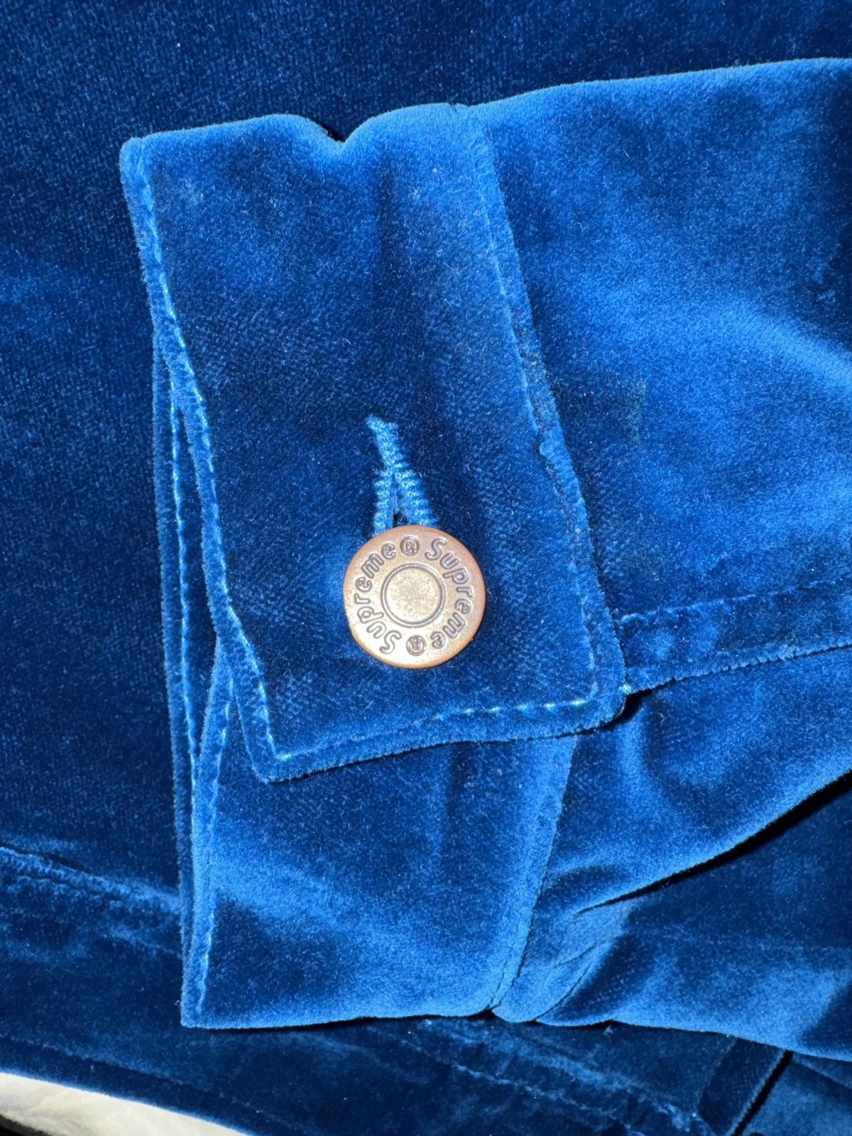 Supreme Supreme Velvet Work Jacket | Grailed