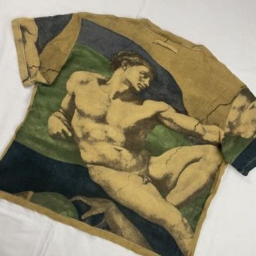 Jean Paul Gaultier SS1995 Jean Paul Gaultier Michelangelo Adam T-shirt Vintage Size US M / EU 48-50 / 2 - 4 Thumbnail