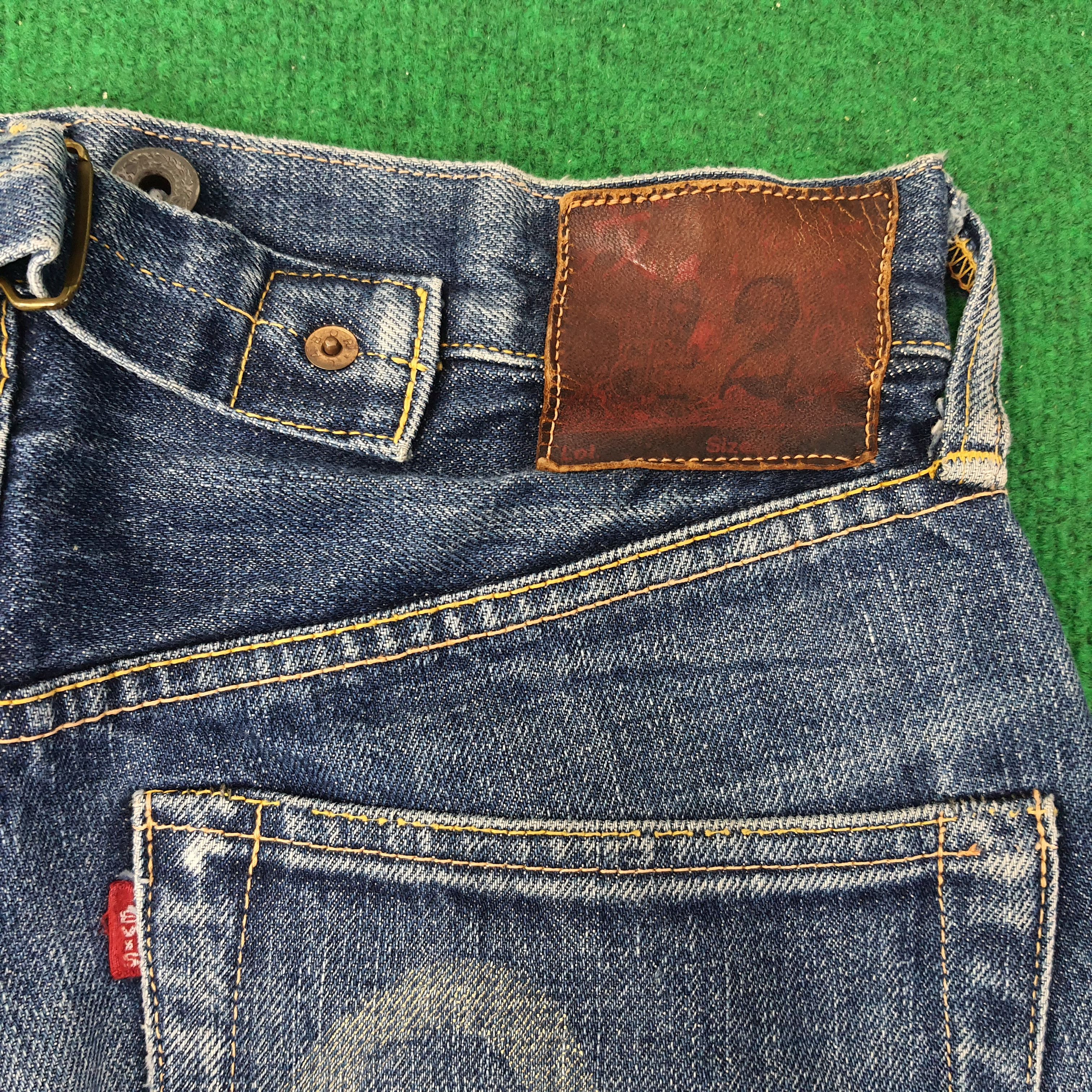 Evisu Vintage Evisu Jeans Selvedge Custom Logo 3Q Jeans C258N14 Size US 27 - 3 Thumbnail