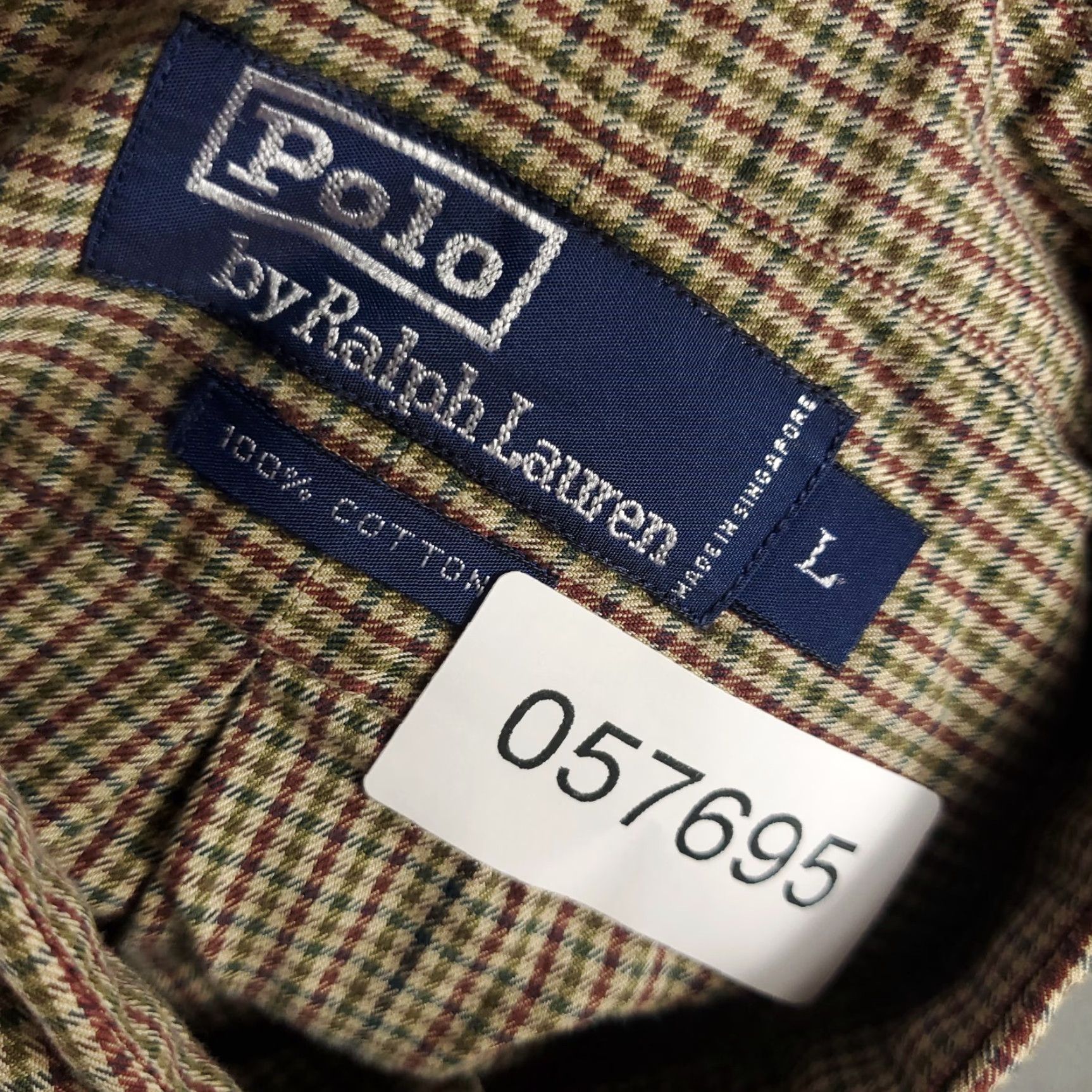 Ralph Lauren Ralph Lauren Shirt Mens Large Brown Check Button-Up Long Sleeve Casual Formal Workwear, 100% Cotton, Classic Preppy Style Mens Large Brown Check Shirt Size US L / EU 52-54 / 3 - 7 Thumbnail