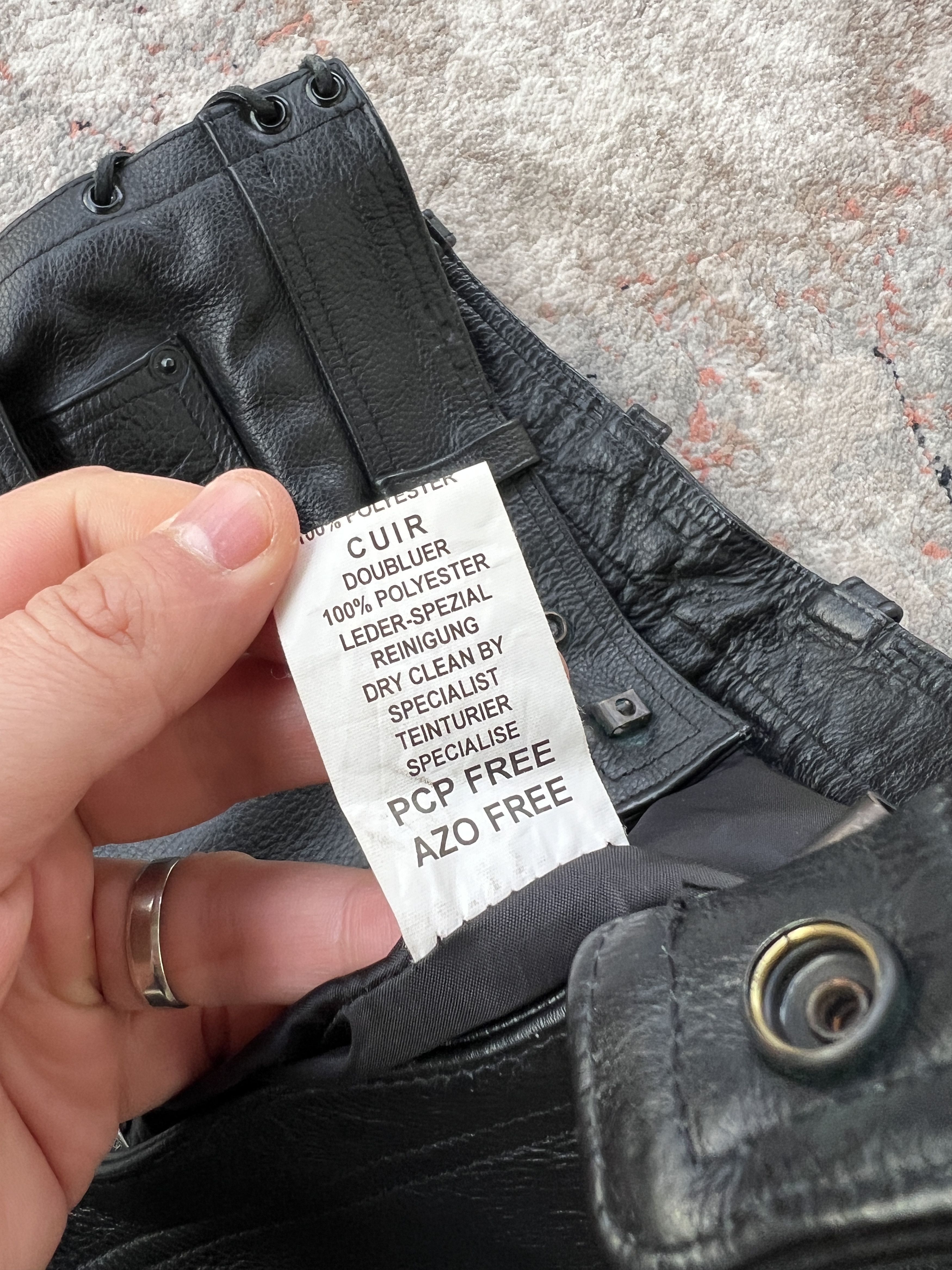 Leather MDM Leather Pants Size US 32 / EU 48 - 4 Thumbnail