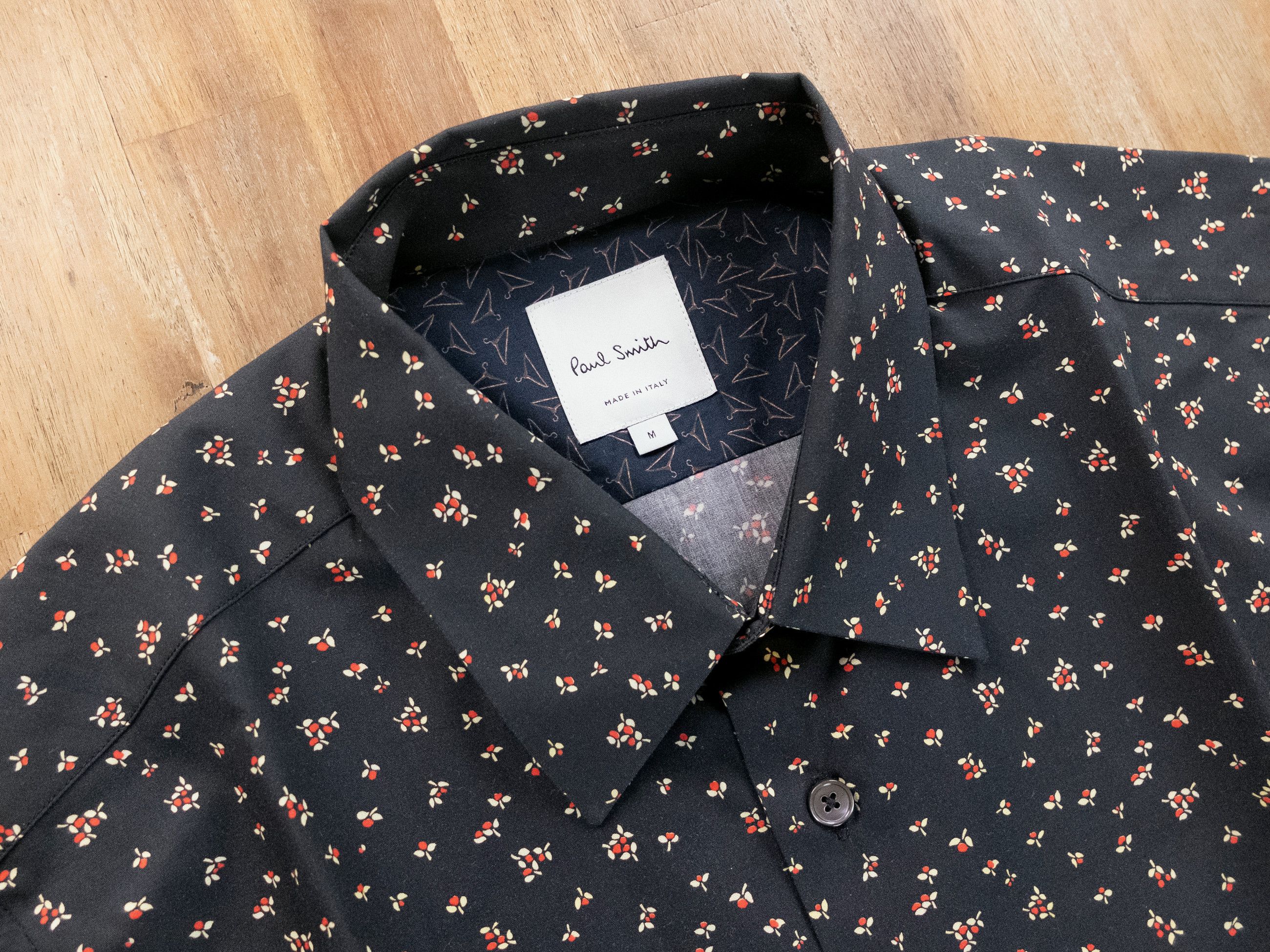 Paul Smith PAUL SMITH mainline black slim fit floral print shirt Medium Size US M / EU 48-50 / 2 - 3 Thumbnail