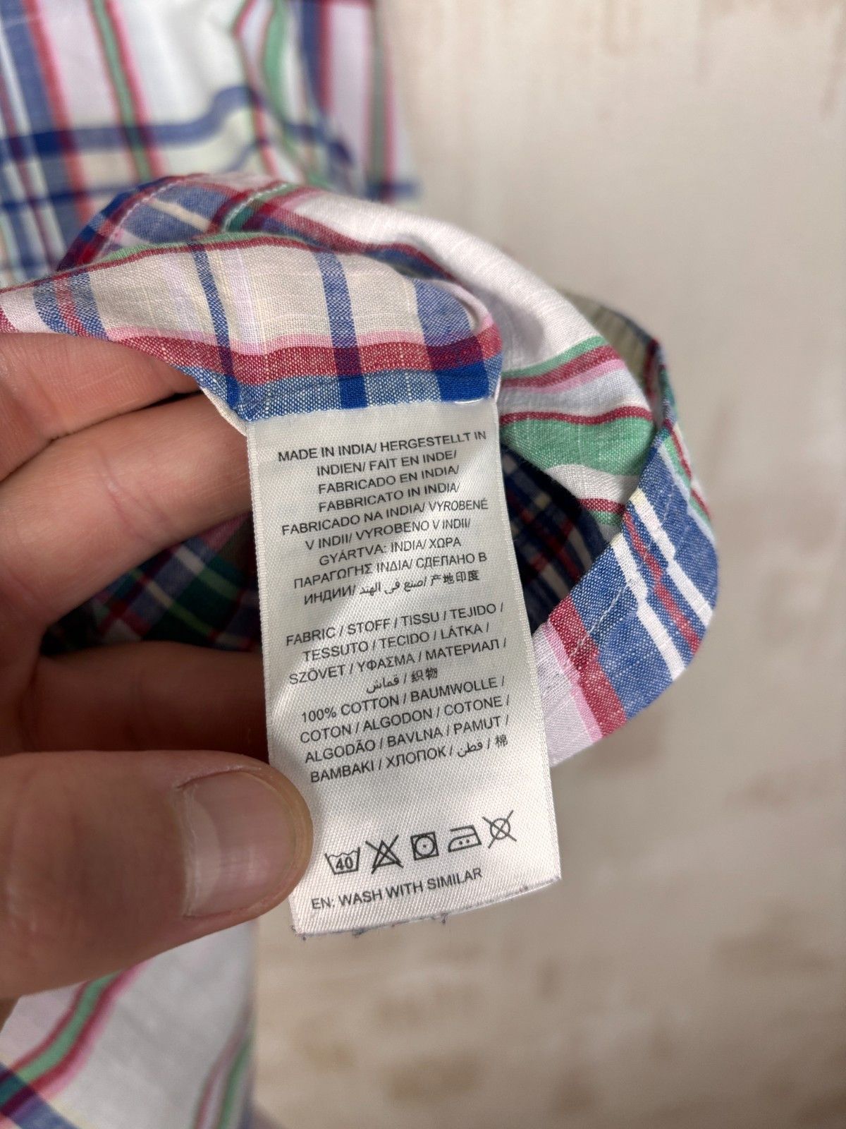 Gant Gant Check Long Sleeve Shirt Button Up Cotton Size US L / EU 52-54 / 3 - 11 Thumbnail