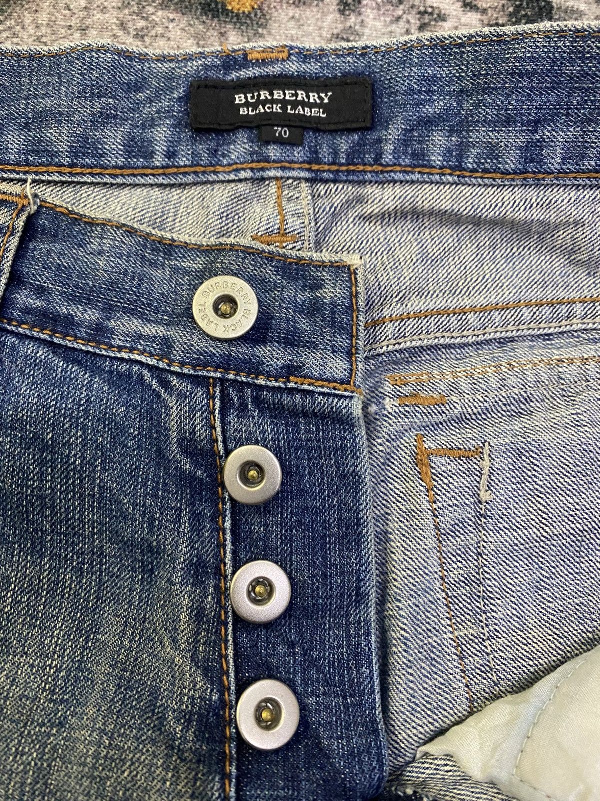Burberry Burberry Black Label Distressed Denim Size US 31 - 9 Thumbnail