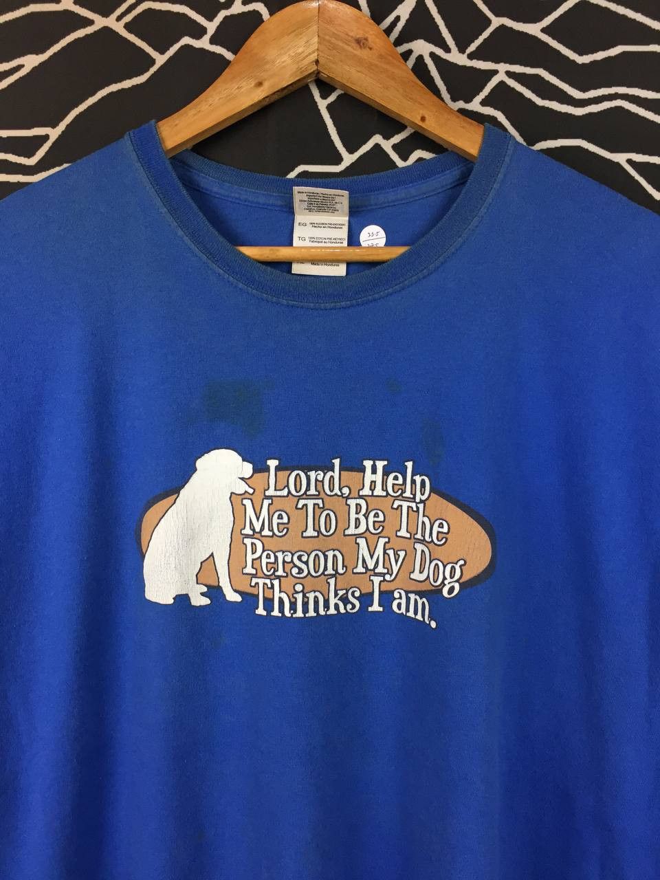 Vintage Vtg Y2K Gildan Ultra Cotton Dog Lover Quote Graphic Tee Size US XL / EU 56 / 4 - 3 Thumbnail