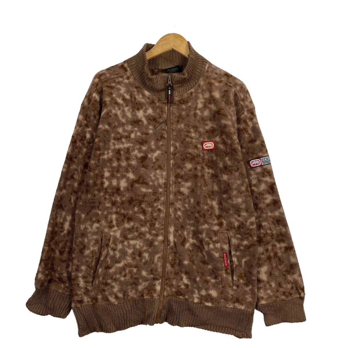 Ecko Unltd. Ecko Unltd Leopard Inspired Kapital Style Fullzip Fleece Size US M / EU 48-50 / 2 - 1 Thumbnail