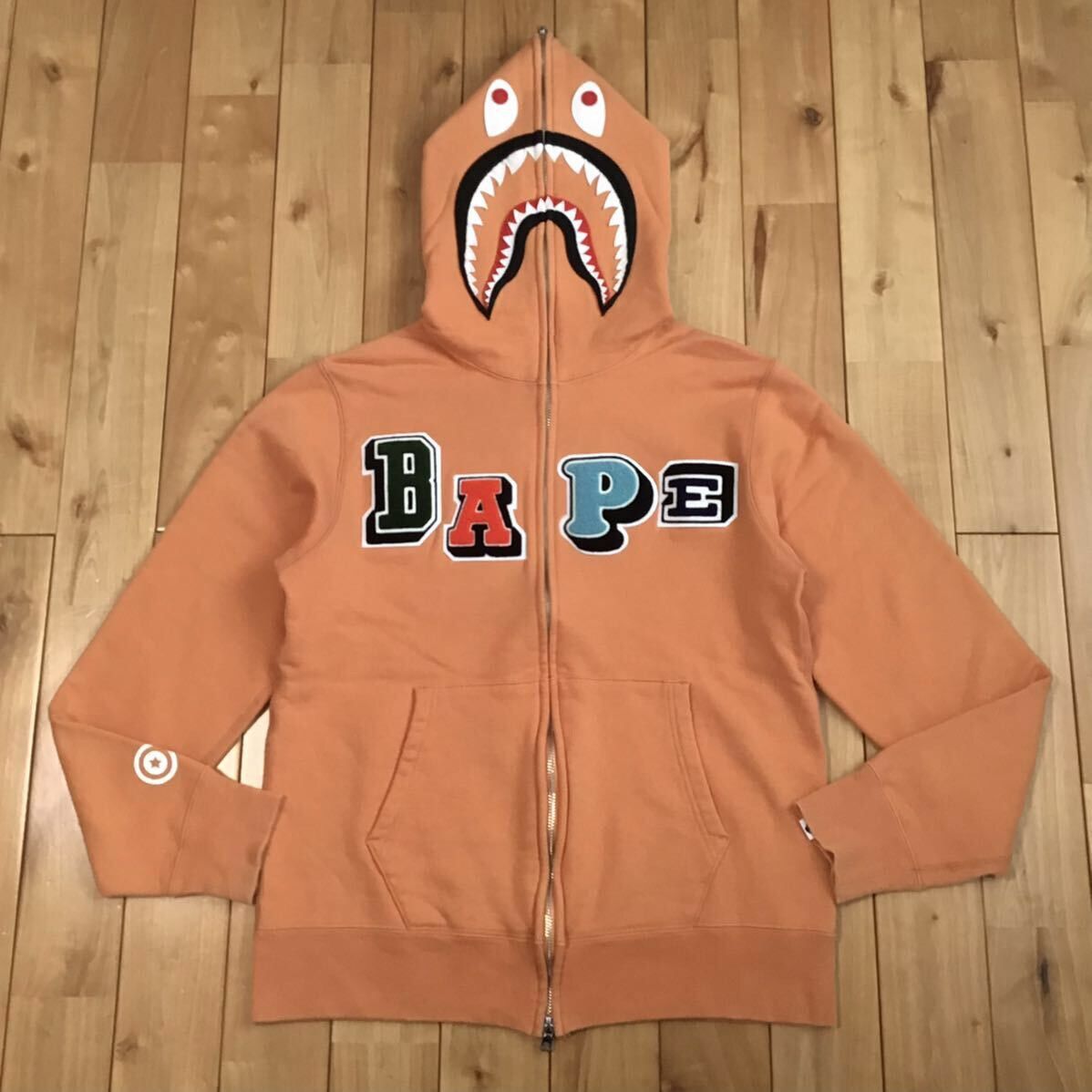 Bape BAPE logo multi fonts shark full zip hoodie a bathing ape Size US L / EU 52-54 / 3 - 1 Thumbnail