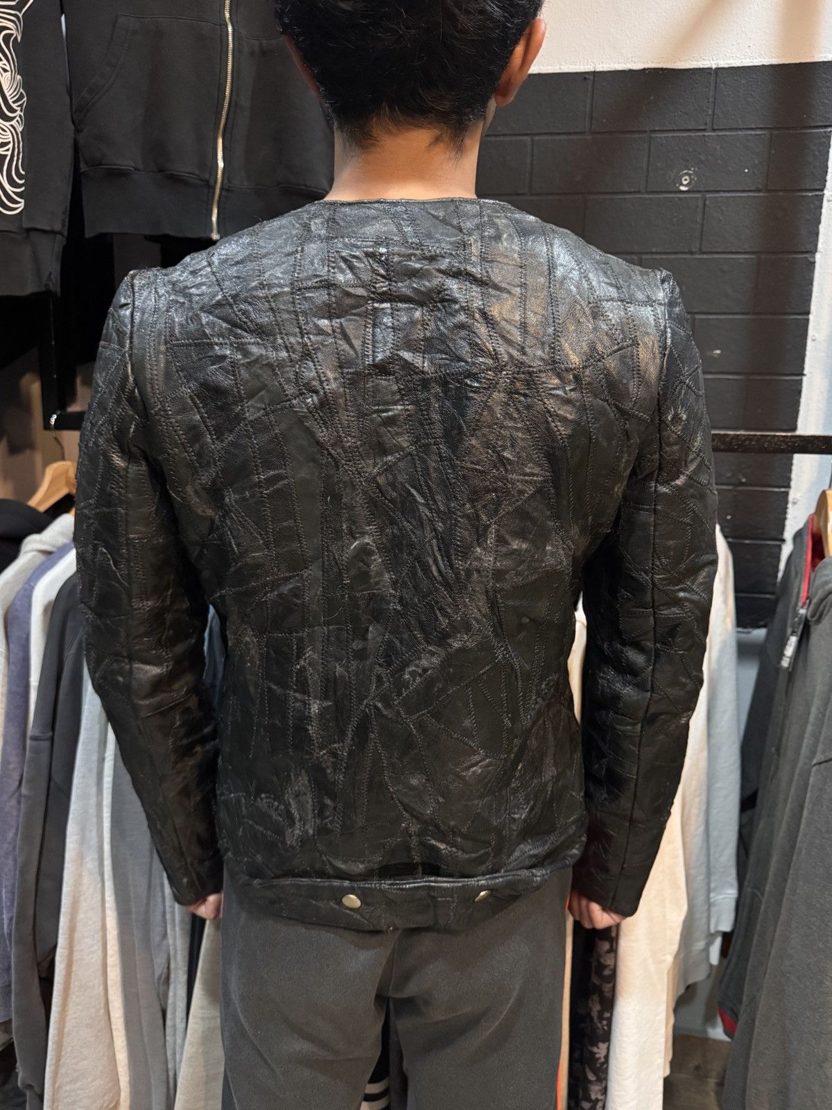 Acne Studios CRAZY VINTAGE 1997‼️ Acne Action Jeans leather biker jacket Size US S / EU 44-46 / 1 - 2 Thumbnail