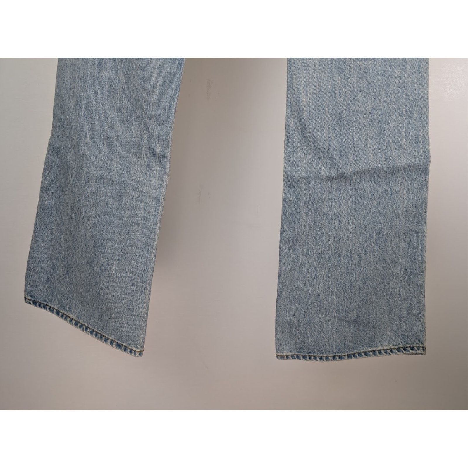 Balenciaga o1rshd1 Flared Denim Pants in Light Indigo/Madder Size US 33 - 11 Thumbnail