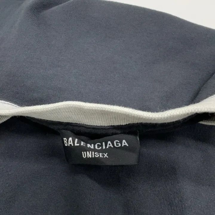 Balenciaga Balenciaga Balenciaga Gray Ruffled Cotton Short Sleeve Shi Size US S / EU 44-46 / 1 - 3 Thumbnail