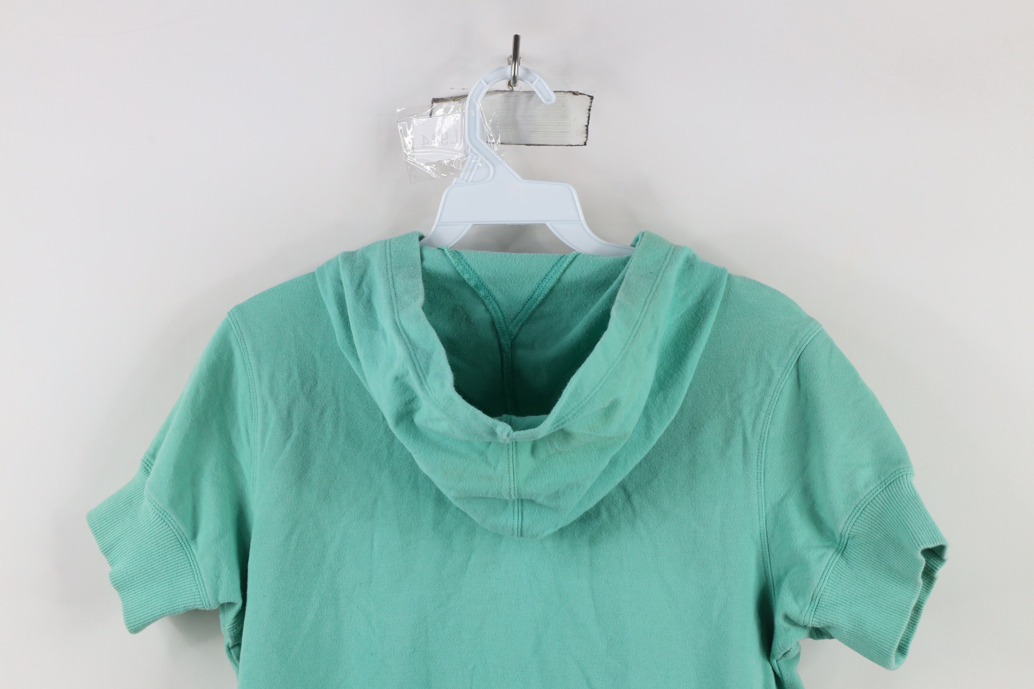 Nike × Vintage Vintage Y2K Nike Babydoll Cropped Short Sleeve Hoodie Size M / US 6-8 / IT 42-44 - 14 Thumbnail
