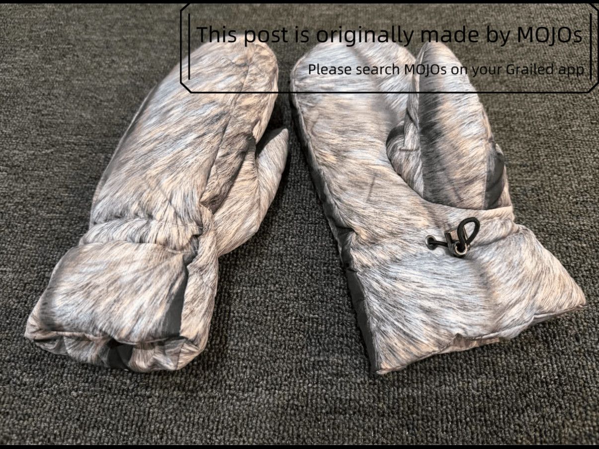 Maison Margiela Maison Margiela MM6 13AW Fur Pattern Glove Size ONE SIZE - 3 Thumbnail