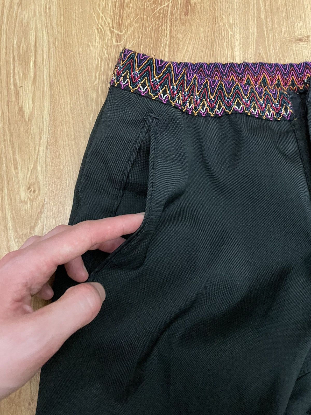 Prada Black business trousers Size US 31 - 3 Thumbnail