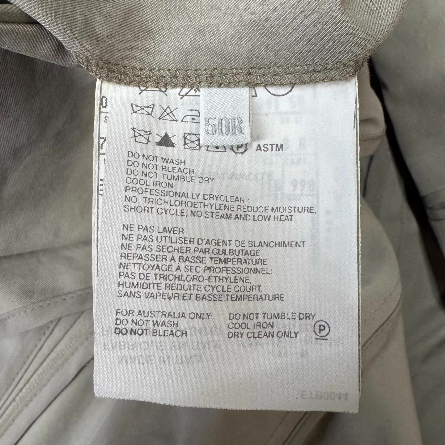 Prada PRADA Light Grey Blazer Q10 Size 50R - 4 Thumbnail