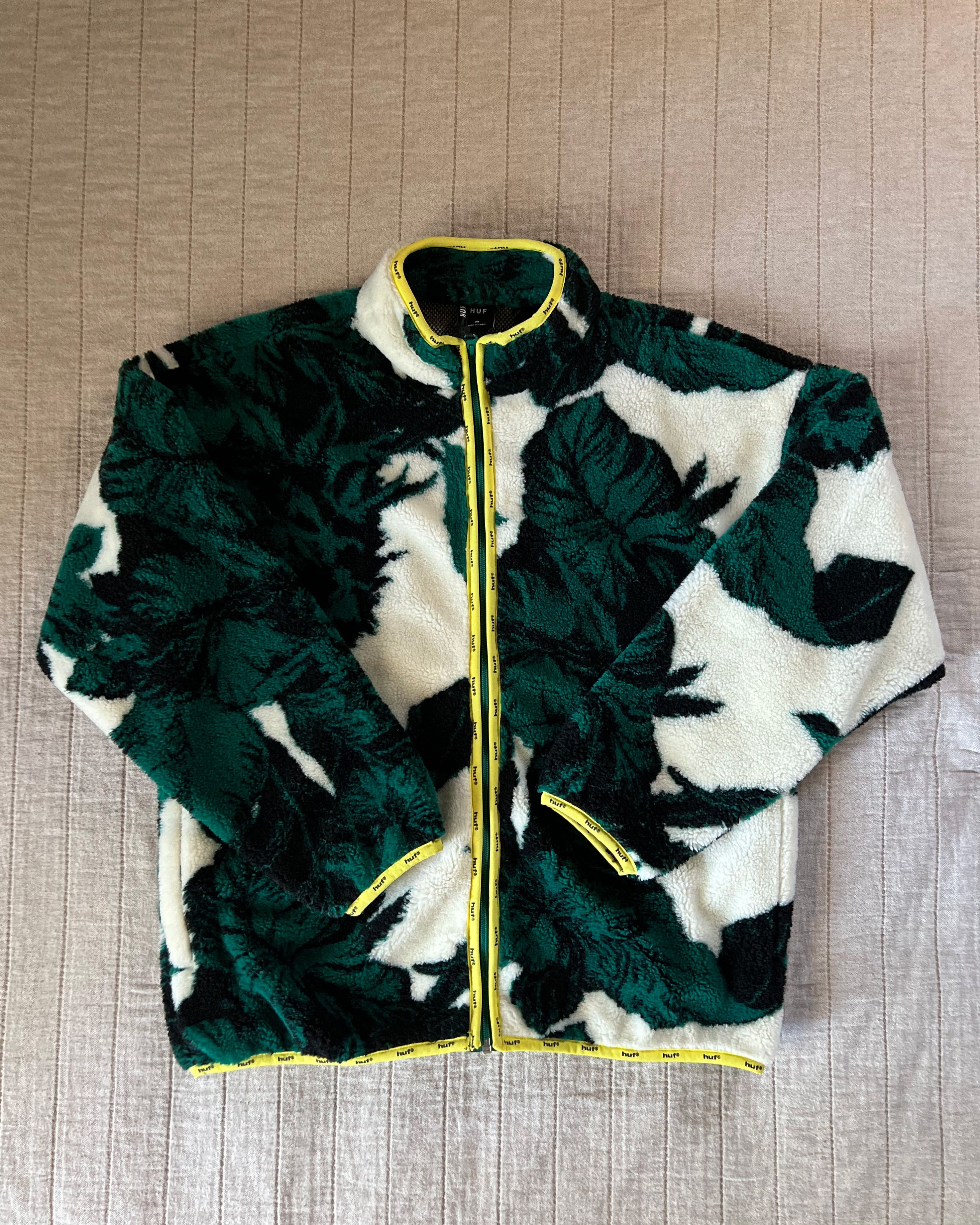 Huf HUF Floral Fleece Zip Size US M / EU 48-50 / 2 - 1 Thumbnail