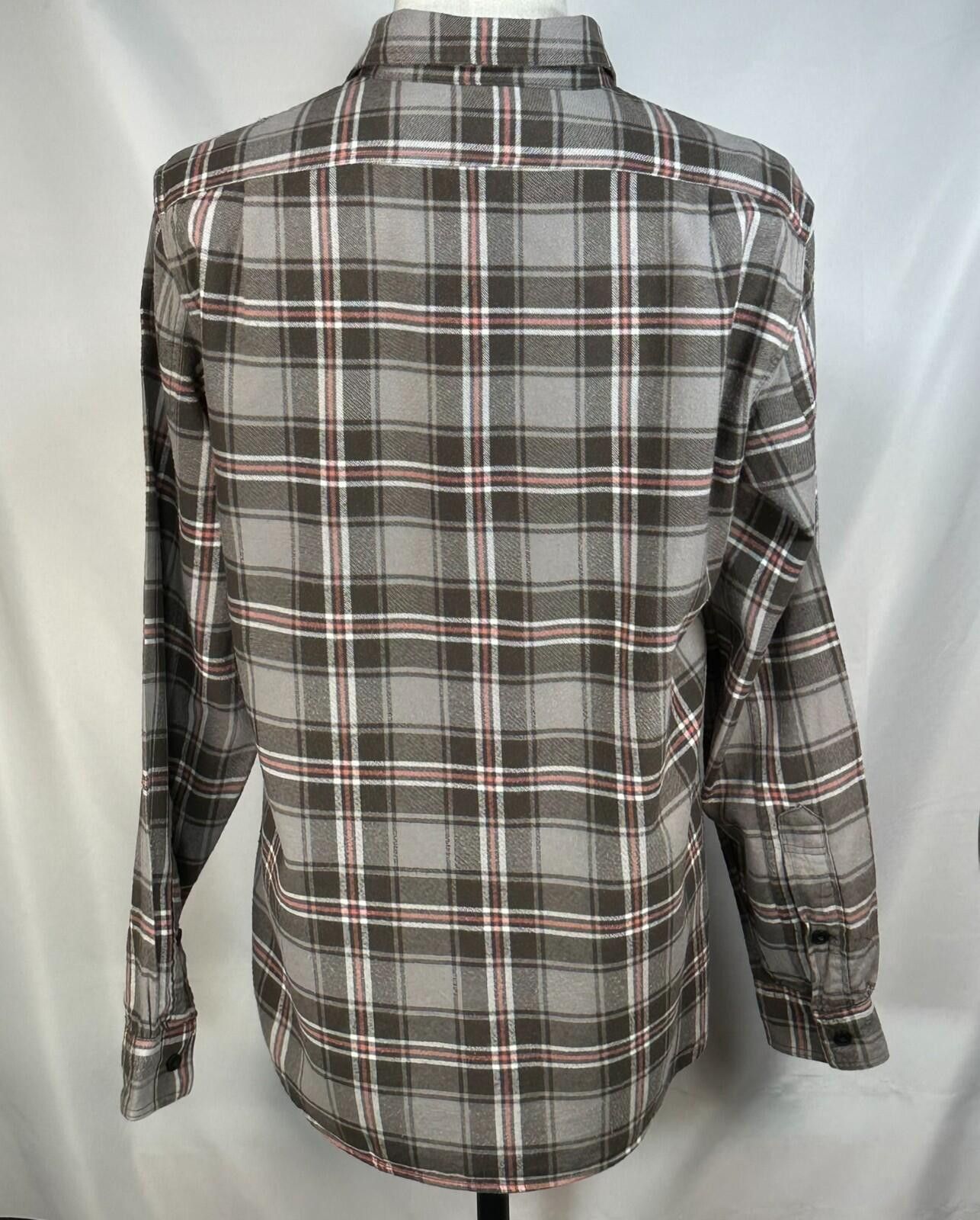 J.Crew J Crew Plaid Check Flannel 100% Cotton Button Up Men Brown M Size US M / EU 48-50 / 2 - 2 Thumbnail
