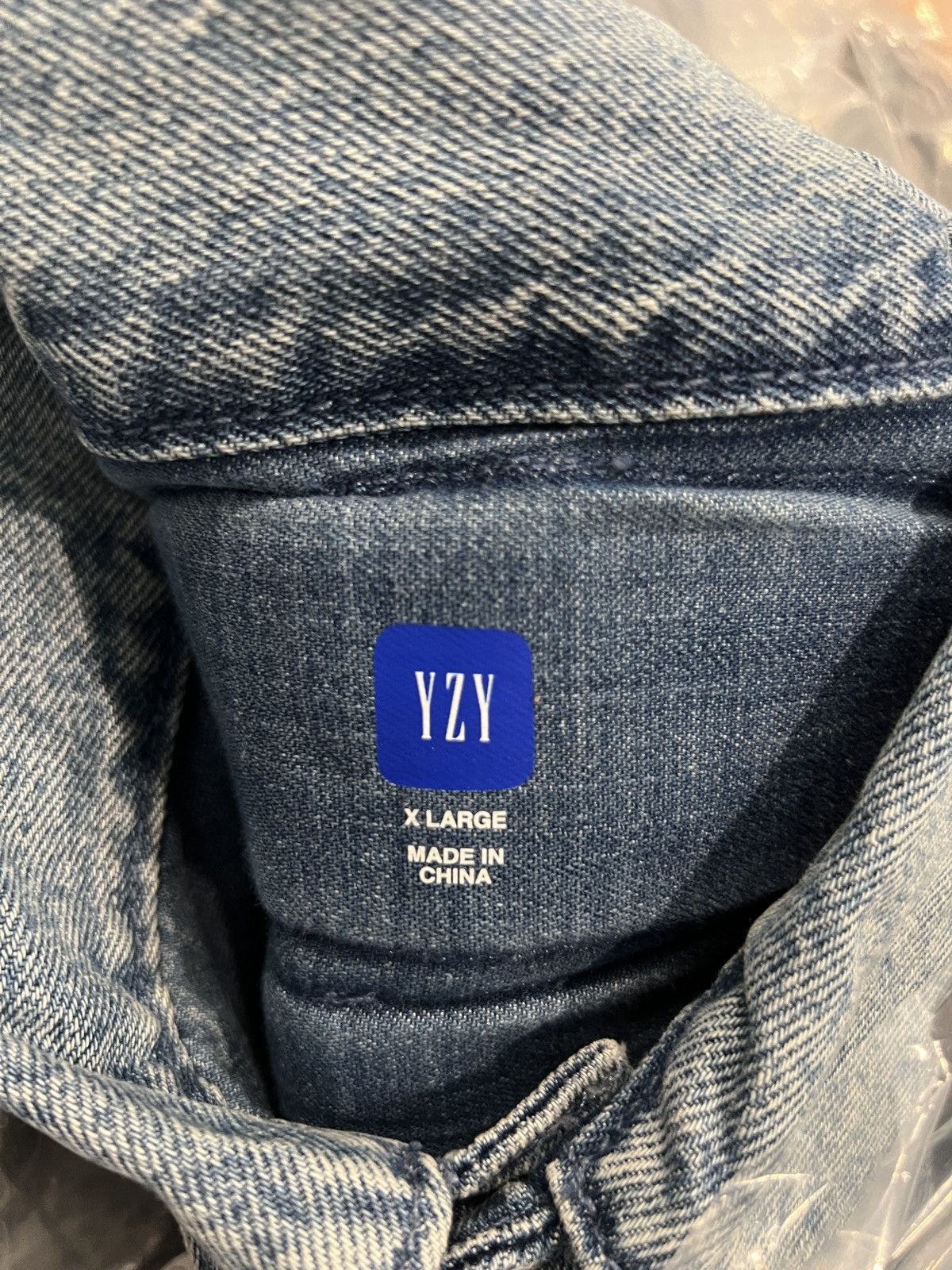 Balenciaga × Gap × Yeezy Yeezy Gap Balenciaga Denim Jacket Light Blue Size US XL / EU 56 / 4 - 3 Thumbnail