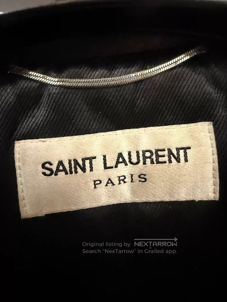 Saint Laurent Paris Saint Laurent Paris Biker Jacket i Size US M / EU 48-50 / 2 - 2 Thumbnail