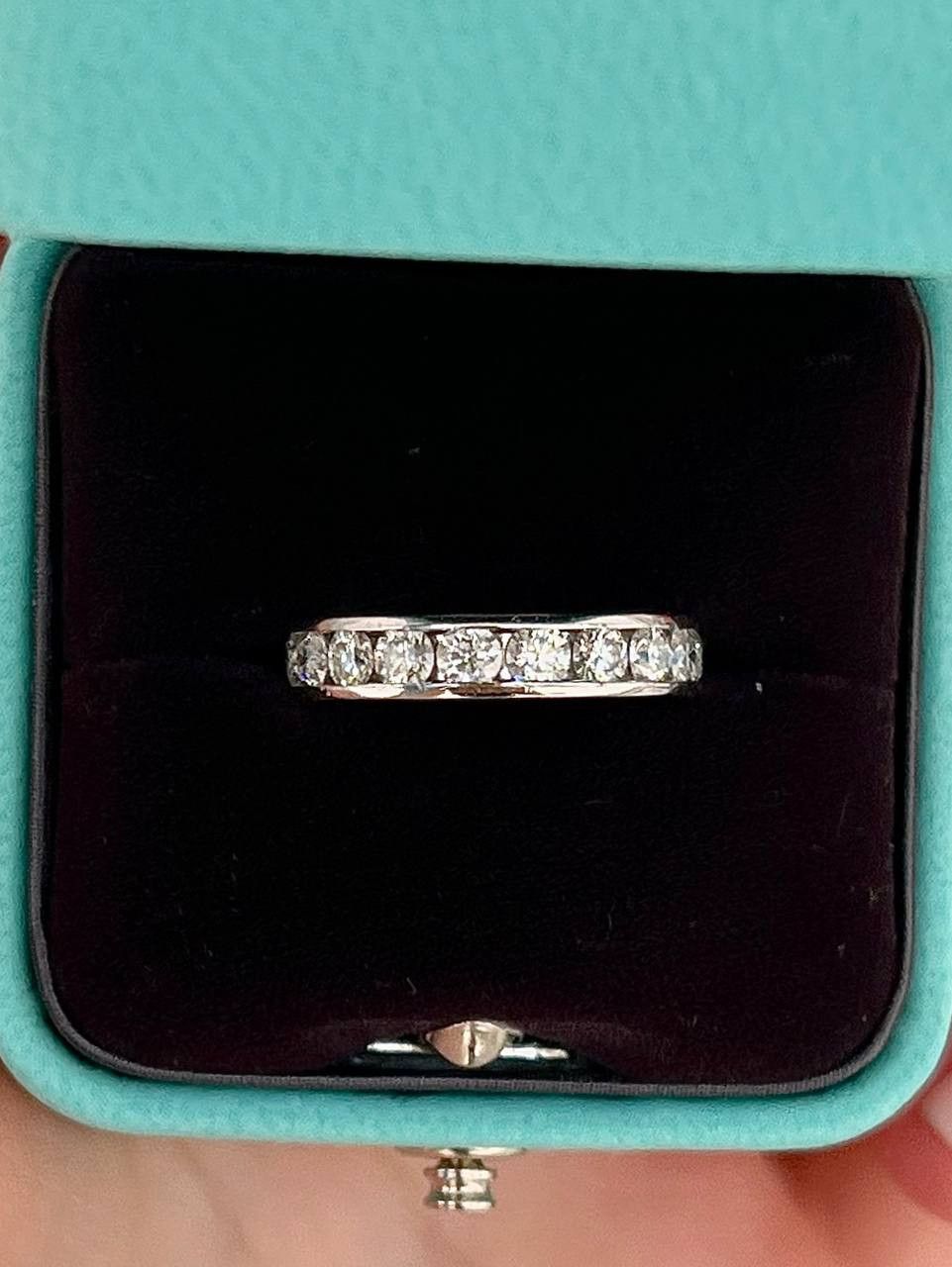 Tiffany & Co. Tiffany Co Platinum 1.80ct Diamond 4mm Full Eternity Wedding Size ONE SIZE - 5 Thumbnail