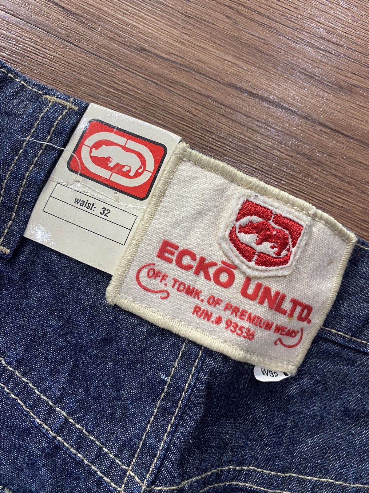 Ecko Unltd. Limited Edition‼️Y2K Ecko Unltd Double Knee Loose Fit Jeans Size US 32 / EU 48 - 13 Thumbnail