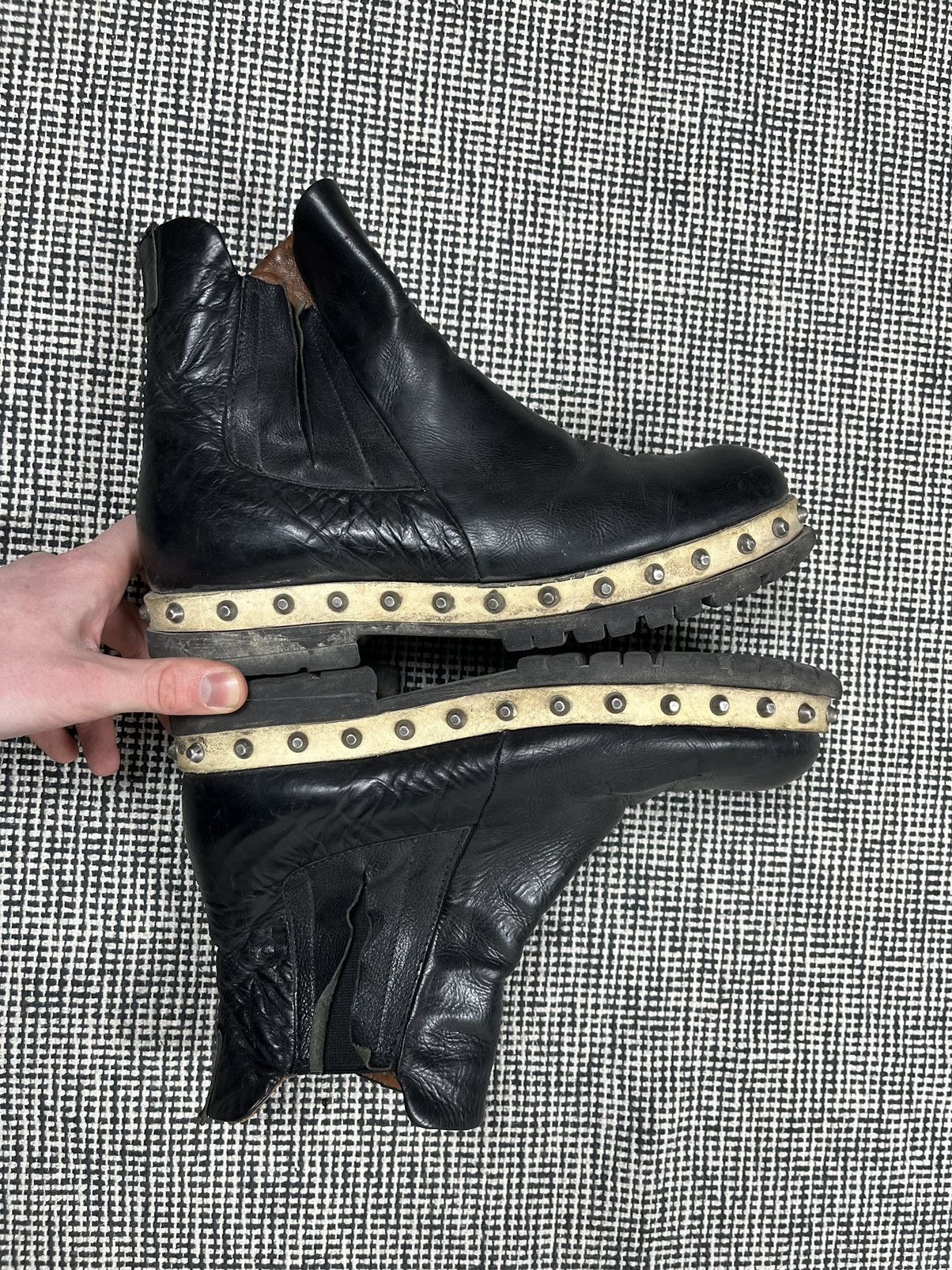 A.S.98 A.S. 98 studded Chelsea chunky boots avant garde Size US 8 / IT 38 - 8 Thumbnail