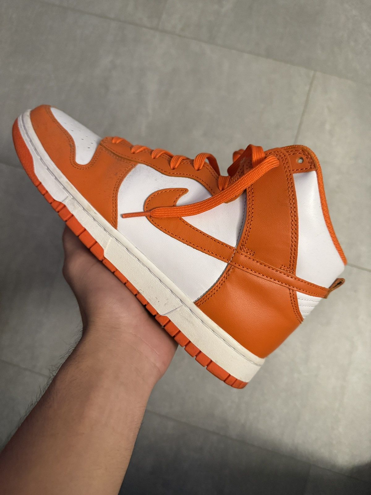 Nike Nike dunk HI Retro “Syracuse” Size US 9 / EU 42 - 4 Thumbnail