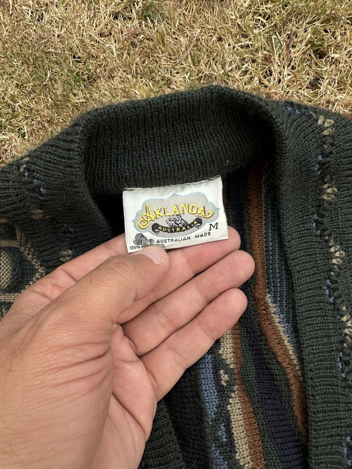 Other Coogi × Aklanda Australia Knit Wool Jumper – Premium Quality Size M / US 6-8 / IT 42-44 - 2 Thumbnail