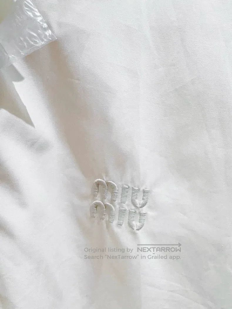 Miu Miu Miu Miu 42 24 spring and summer light pink shirt Size M / US 6-8 / IT 42-44 - 2 Thumbnail