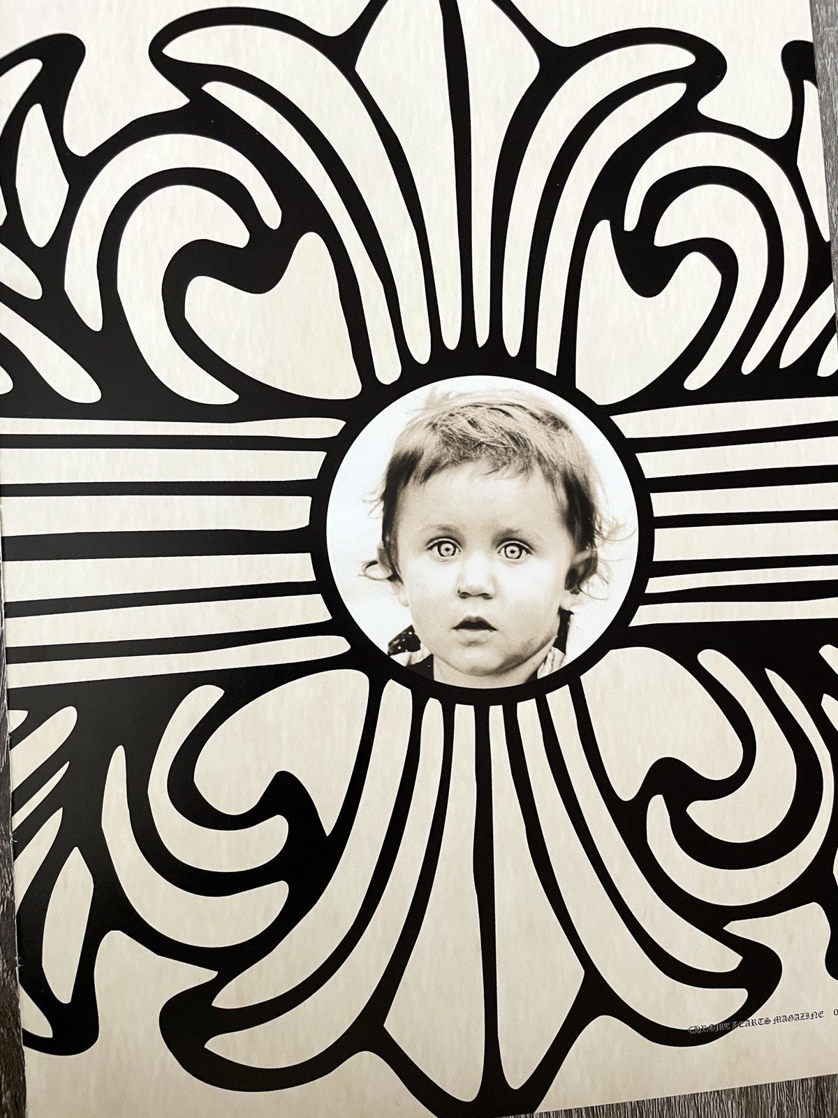 Chrome Hearts × Vintage Chrome Hearts close up baby 8x11 magazine cutout Poster Size ONE SIZE - 2 Thumbnail