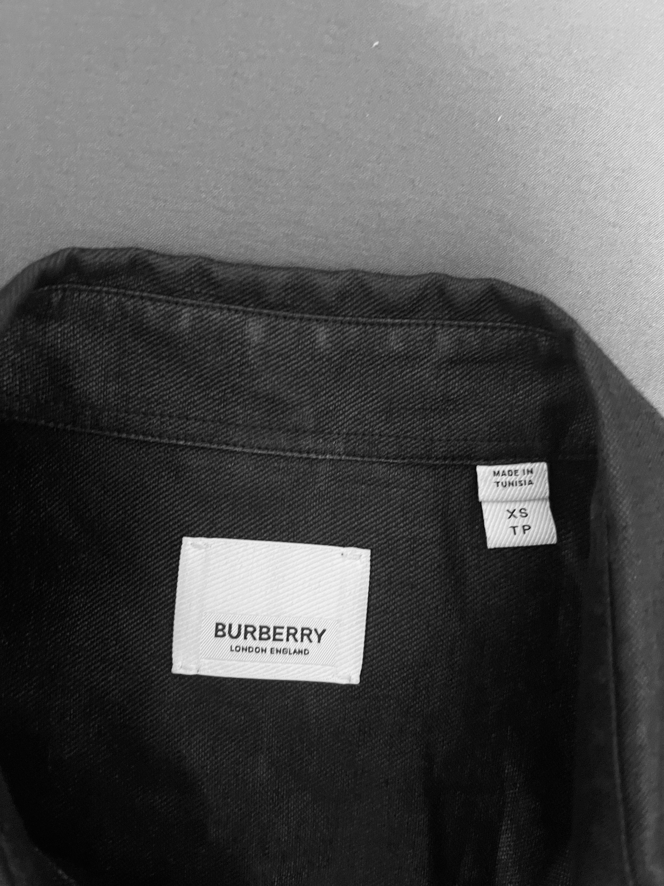 Burberry Burberry Men Dress shirt XS black MSRP $600 Size US XS / EU 42 / 0 - 5 Thumbnail