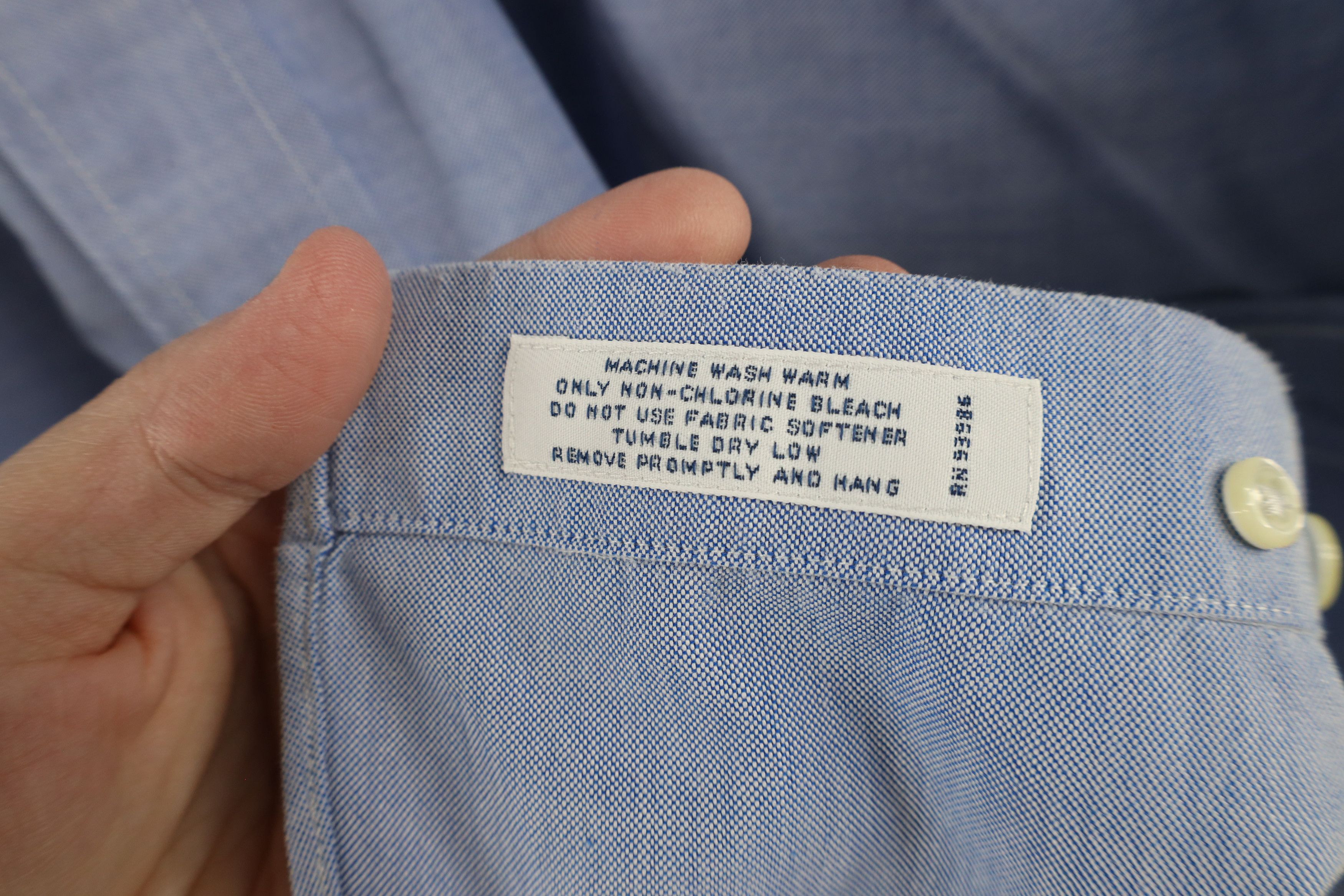 Brooks Brothers × Vintage Vintage 90s Brooks Brothers Cotton Button Down Shirt Size US XL / EU 56 / 4 - 9 Thumbnail