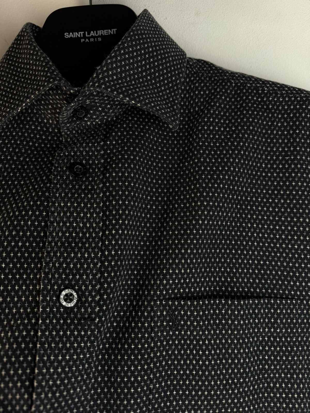 Yves Saint Laurent ♱ ♱ ♱ Crosses YSL Shirt Summer Size US M / EU 48-50 / 2 - 6 Thumbnail