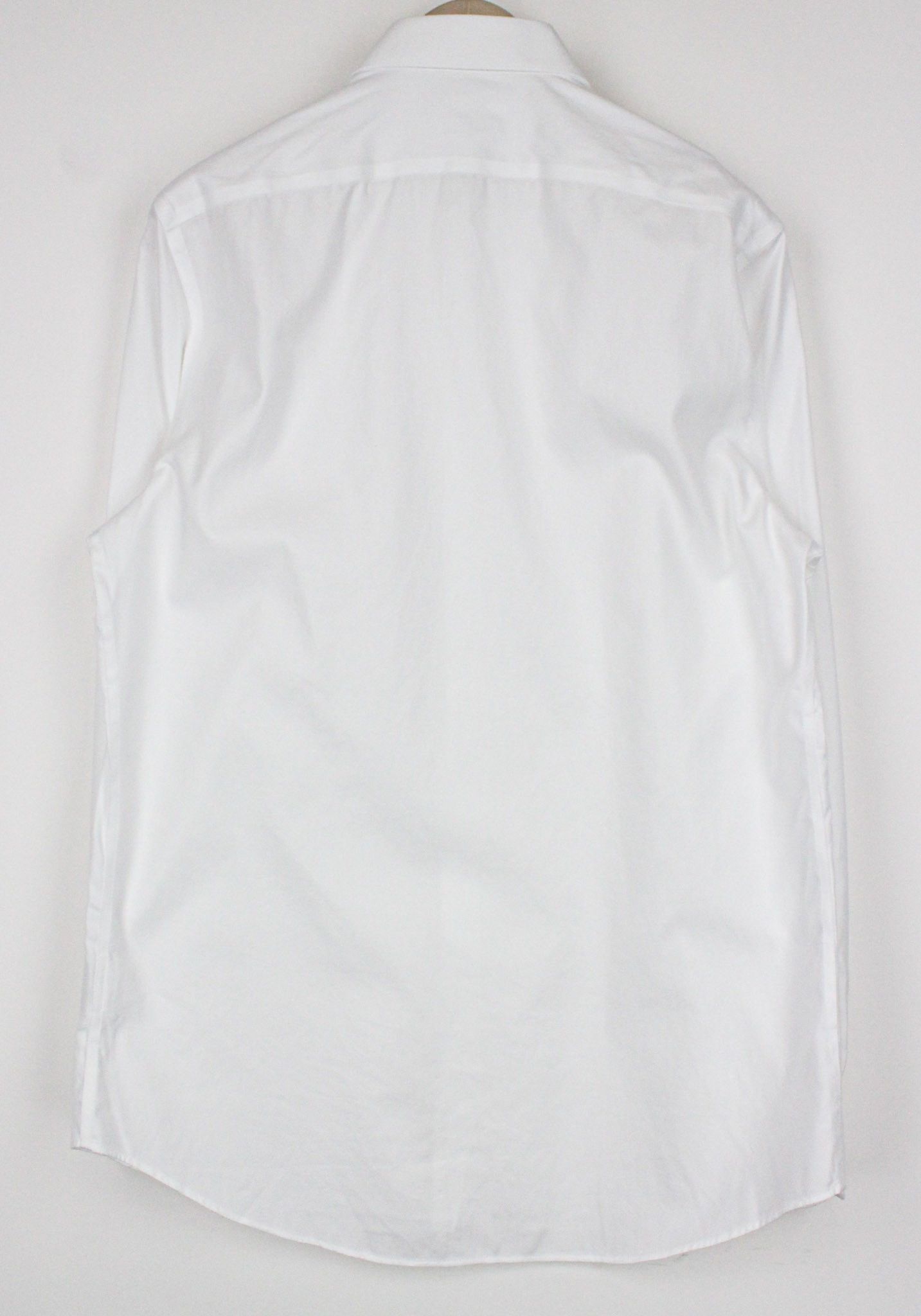 Suitsupply 41/16 Slim White Cotton Long Button-Up 72754 Size 40R - 2 Thumbnail