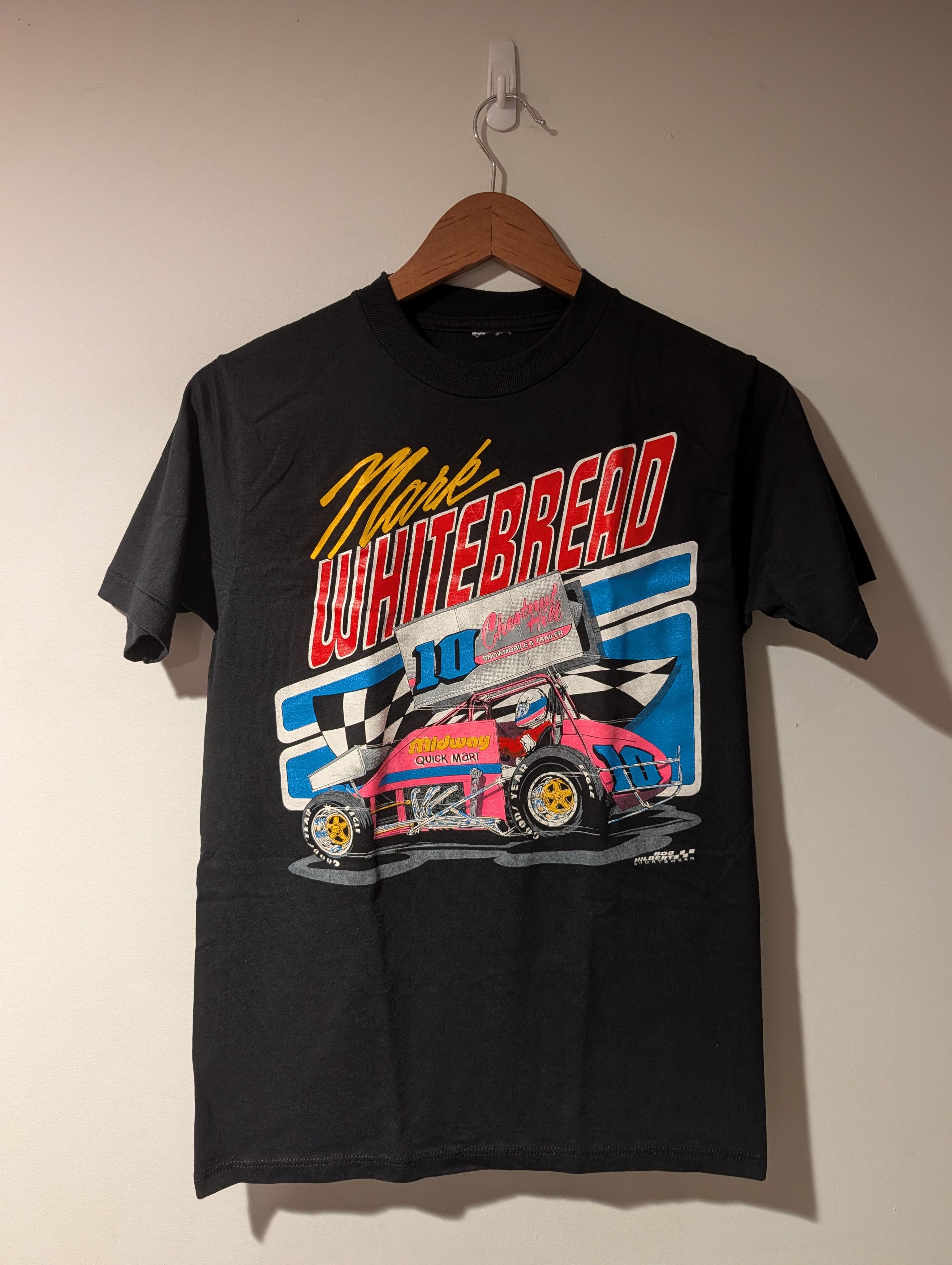 NASCAR Vintage Mark Whitebread Sprint Car Dirt Track Racing T Shirt Size US S / EU 44-46 / 1 - 1 Thumbnail