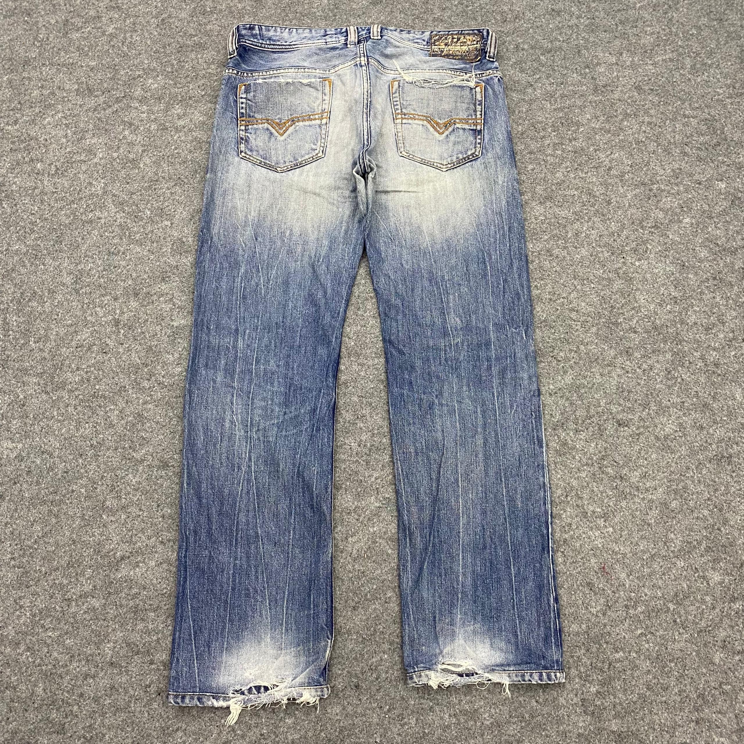 If Six Was Nine 💥Best Offer💥Vintage Diesel Industry Distressed Denim Size US 34 / EU 50 - 1 Thumbnail
