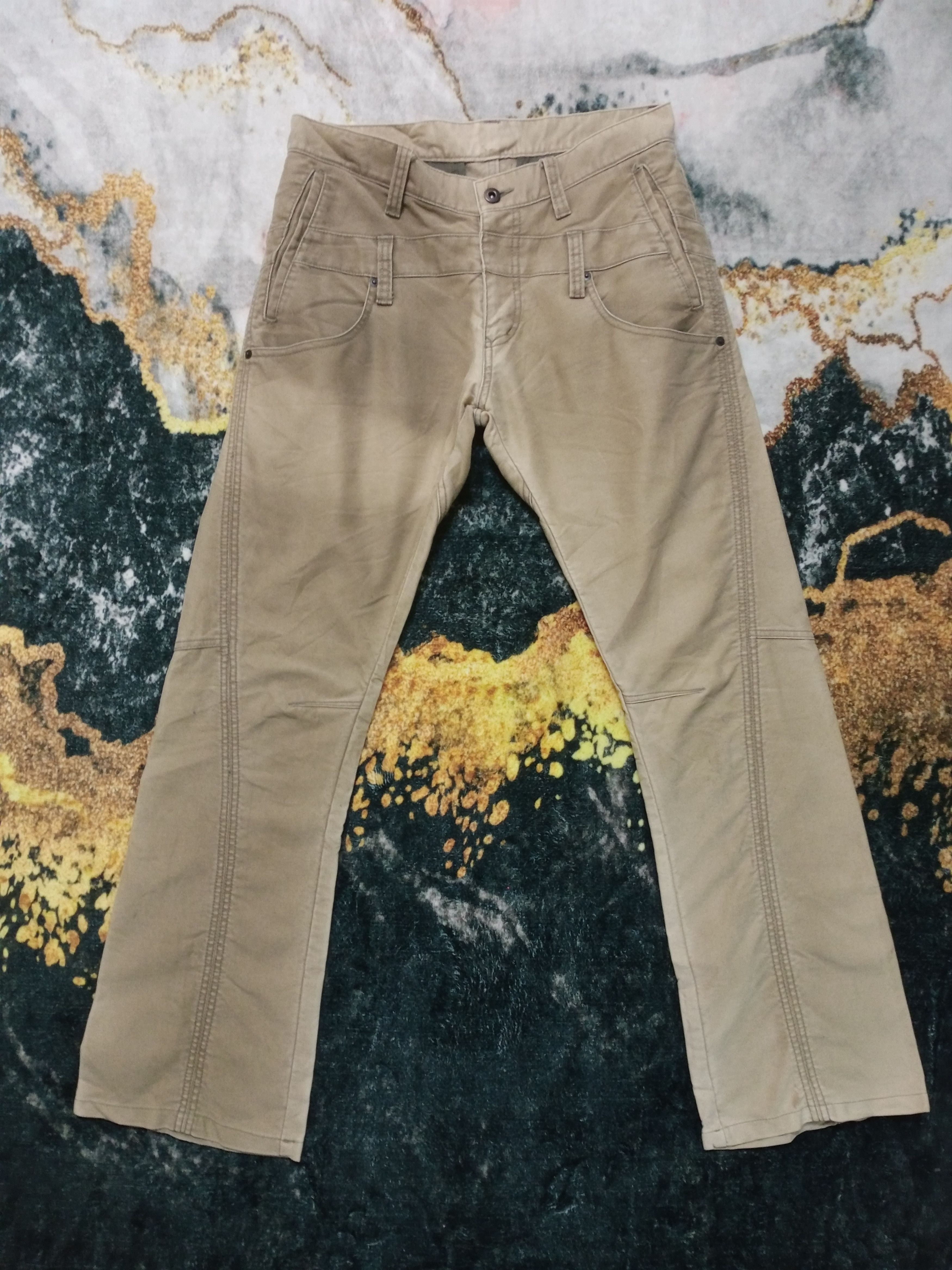 Issey Miyake Rare Vintage Tete Homme Issey Miyake Double Waist Pants Size US 32 / EU 48 - 1 Thumbnail