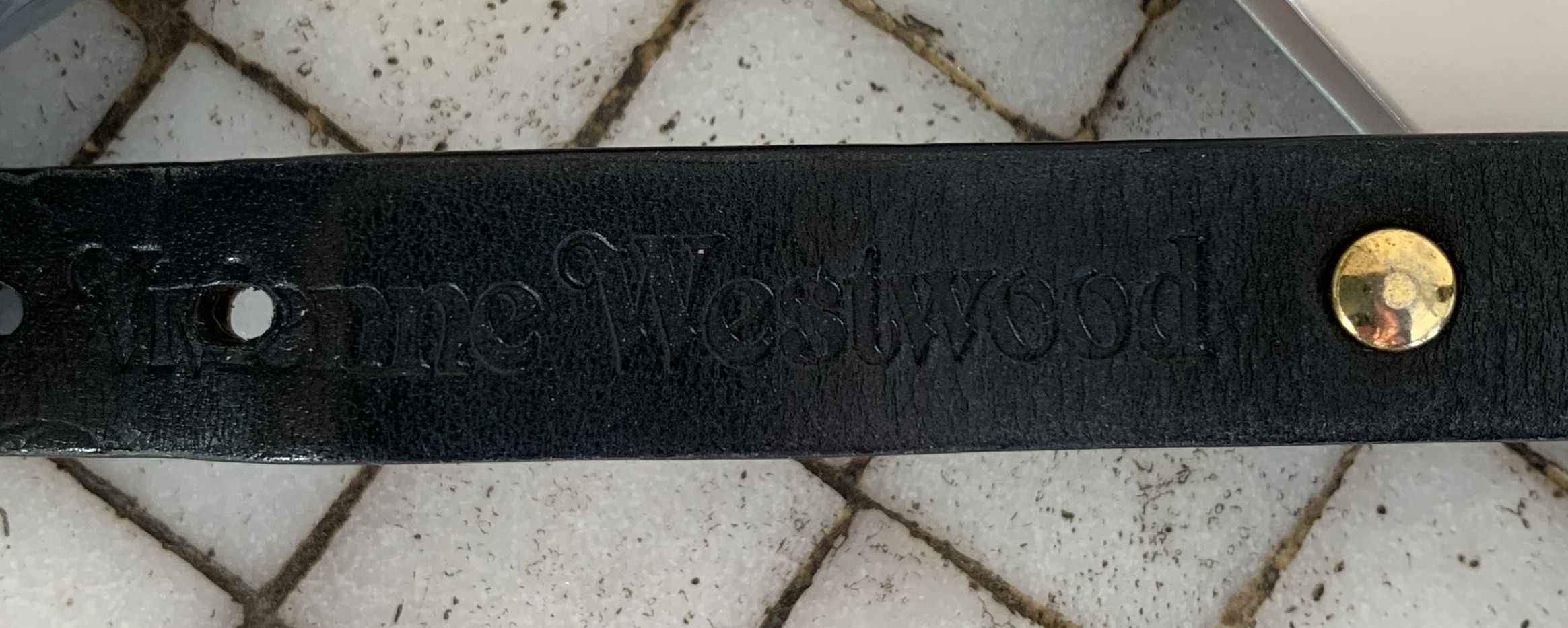 Vivienne Westwood S/S 2019 Vivienne Westwood Norfolk Leather Bracelet + Box Size ONE SIZE - 13 Thumbnail