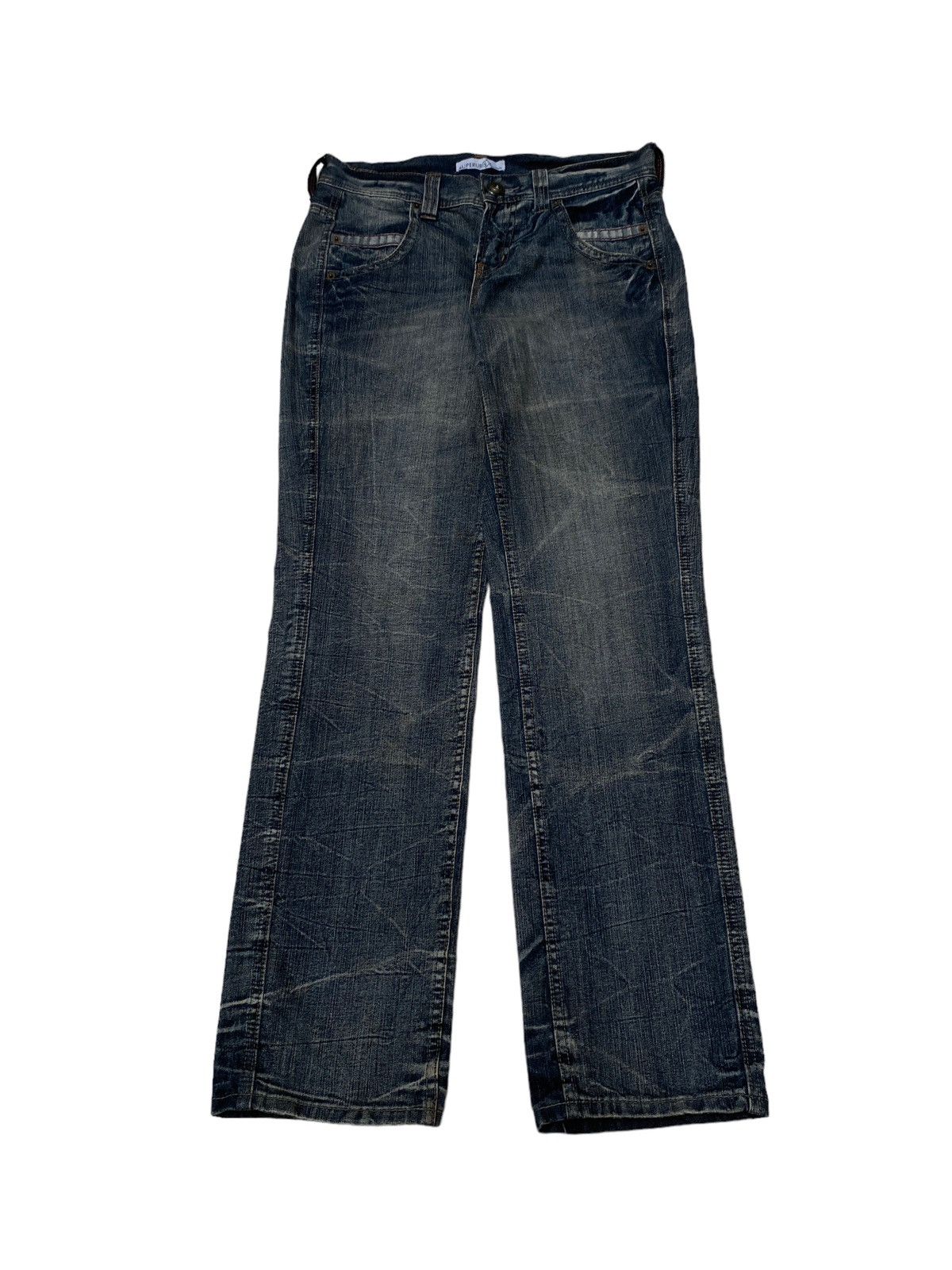 Japanese Brand × Vintage Vintage Japanese Brand Superubis Jeans 2000s Size US 32 / EU 48 - 1 Thumbnail